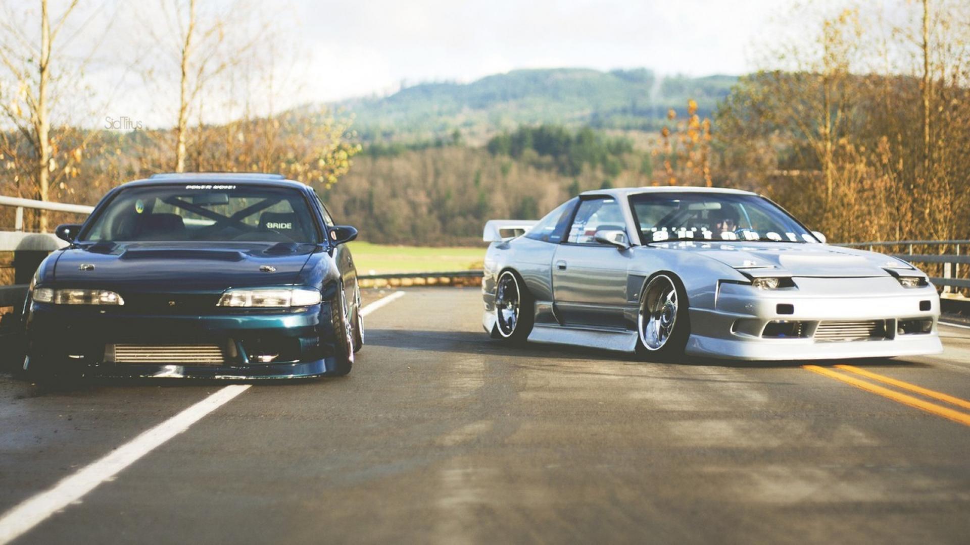 Auto drift Nissan Silvia, 1920x1080 1080p, Monitor Gaming