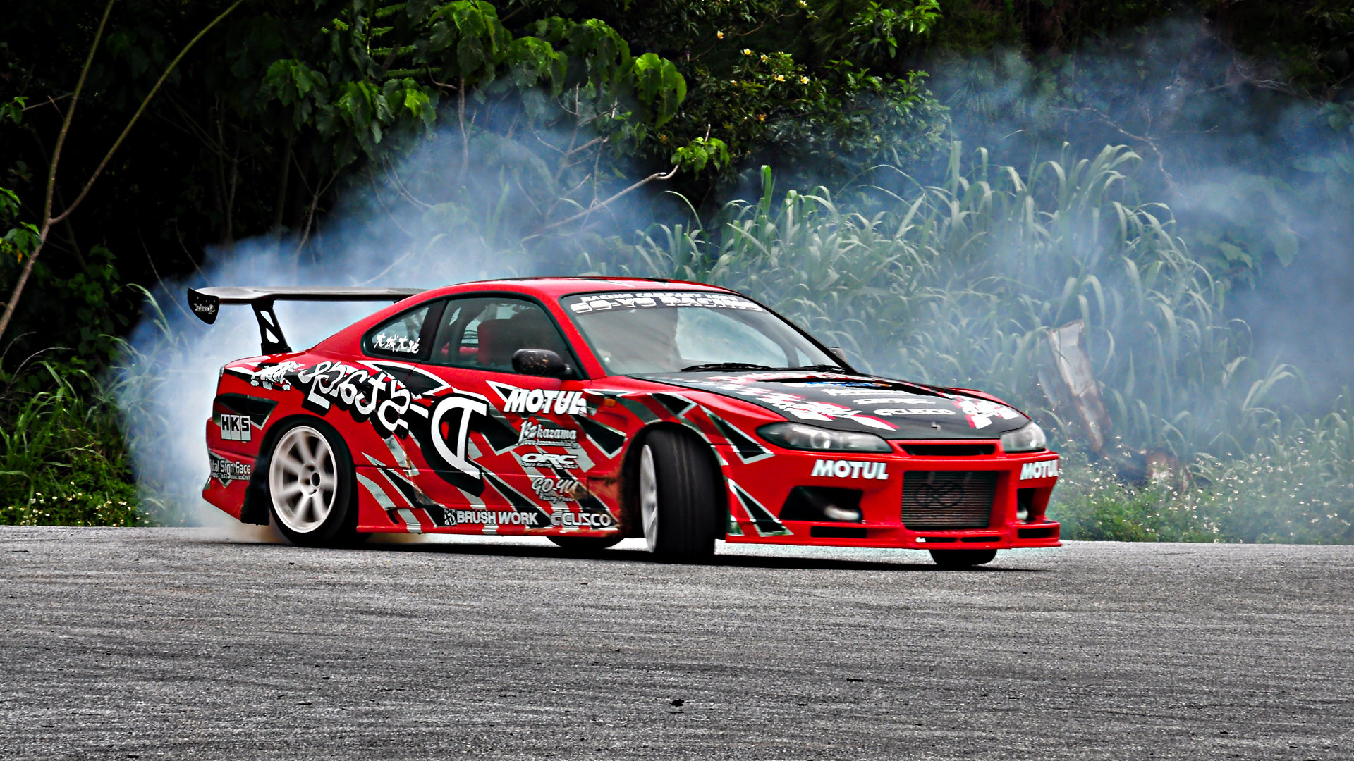 Auto rossa in drift, 1920x1080 1080p, Monitor Gaming