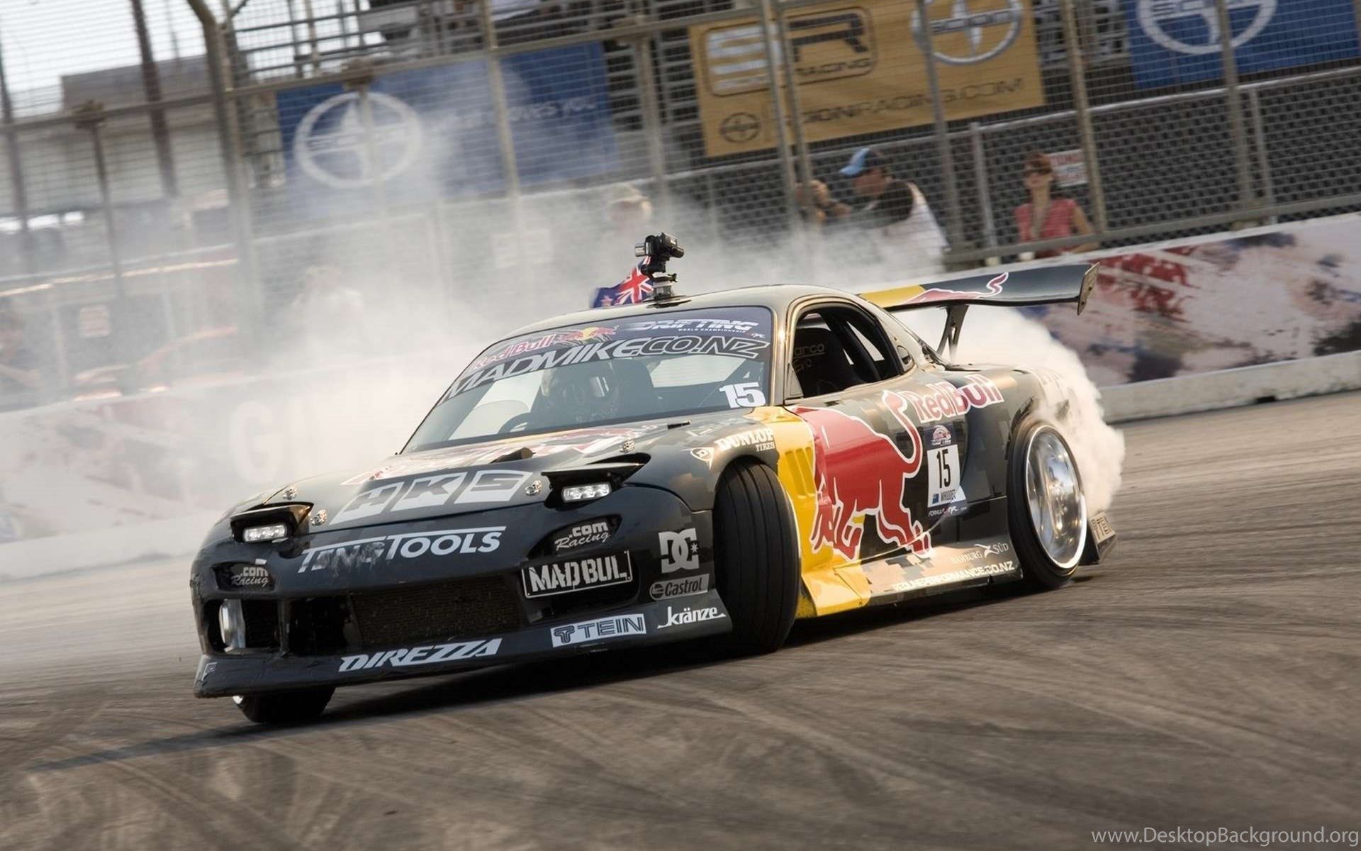 Auto Mazda drift Red Bull, 1920x1200 WUXGA, PC Desktop