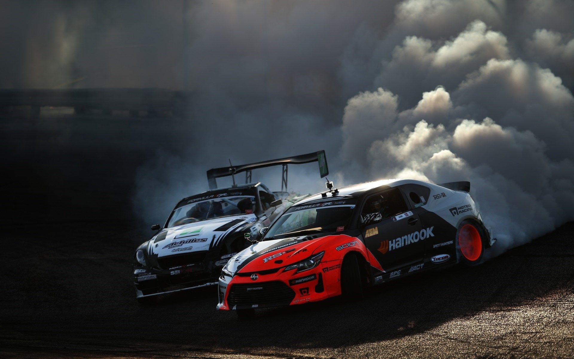 Auto da drift con fumo, 1920x1200 WUXGA, PC Desktop