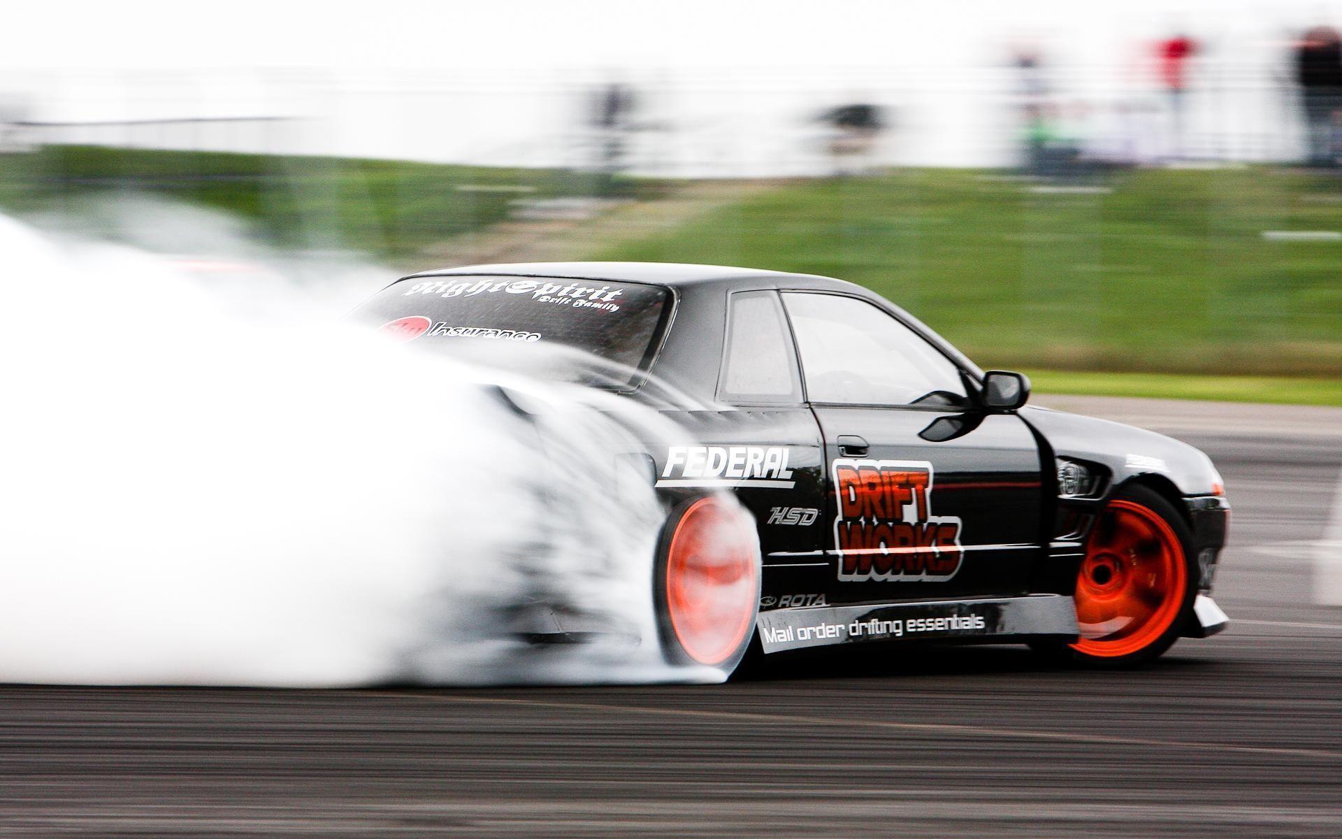 Auto drift fumo nero, 1920x1200 WUXGA, Monitor Gaming