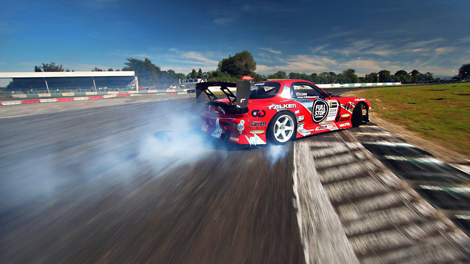 Auto rossa in drift, 1920x1080 1080p, Laptop