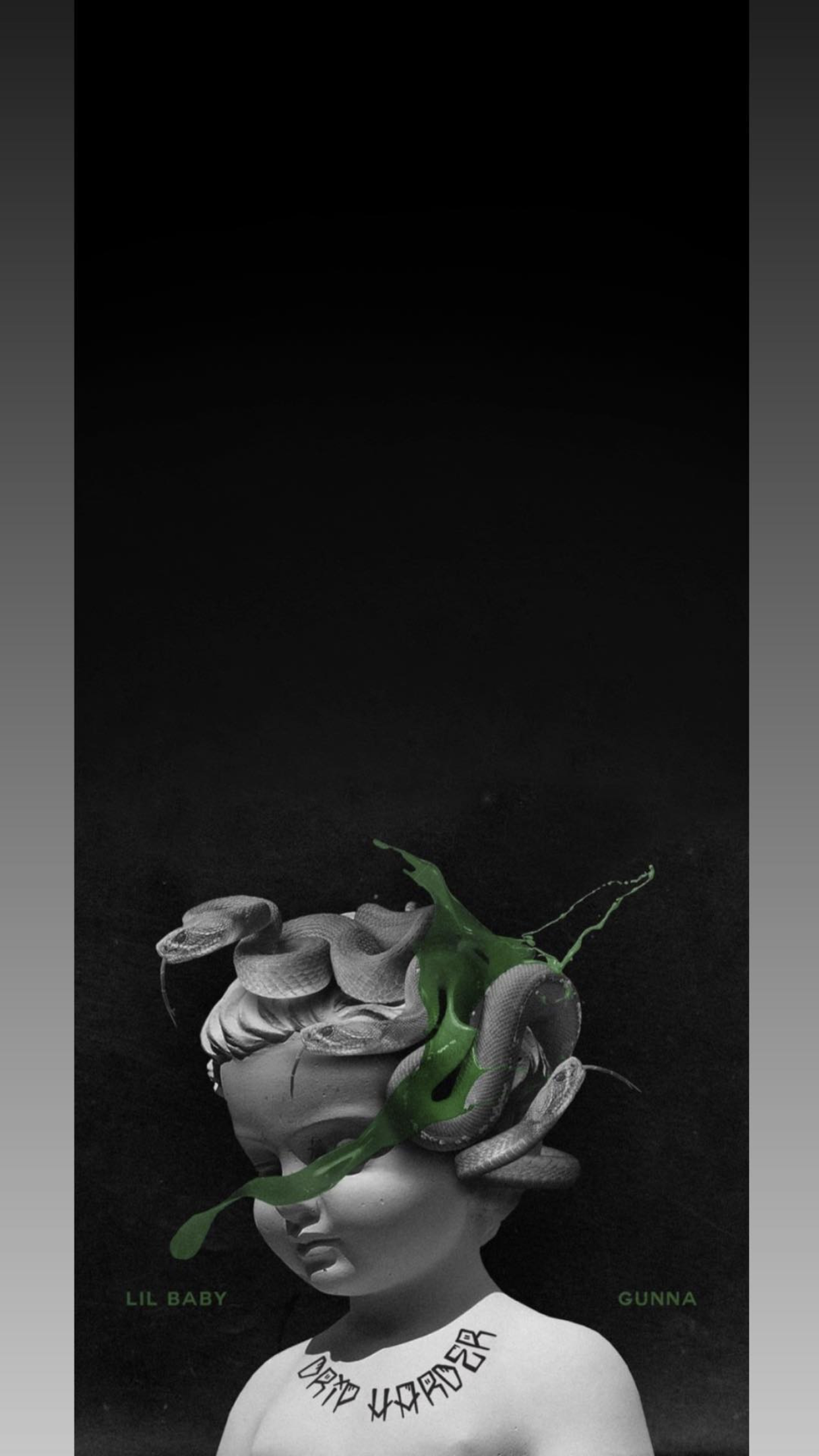 Volto verde con logo Supreme, New York, 698x1241 Full HD Verticale, iPhone