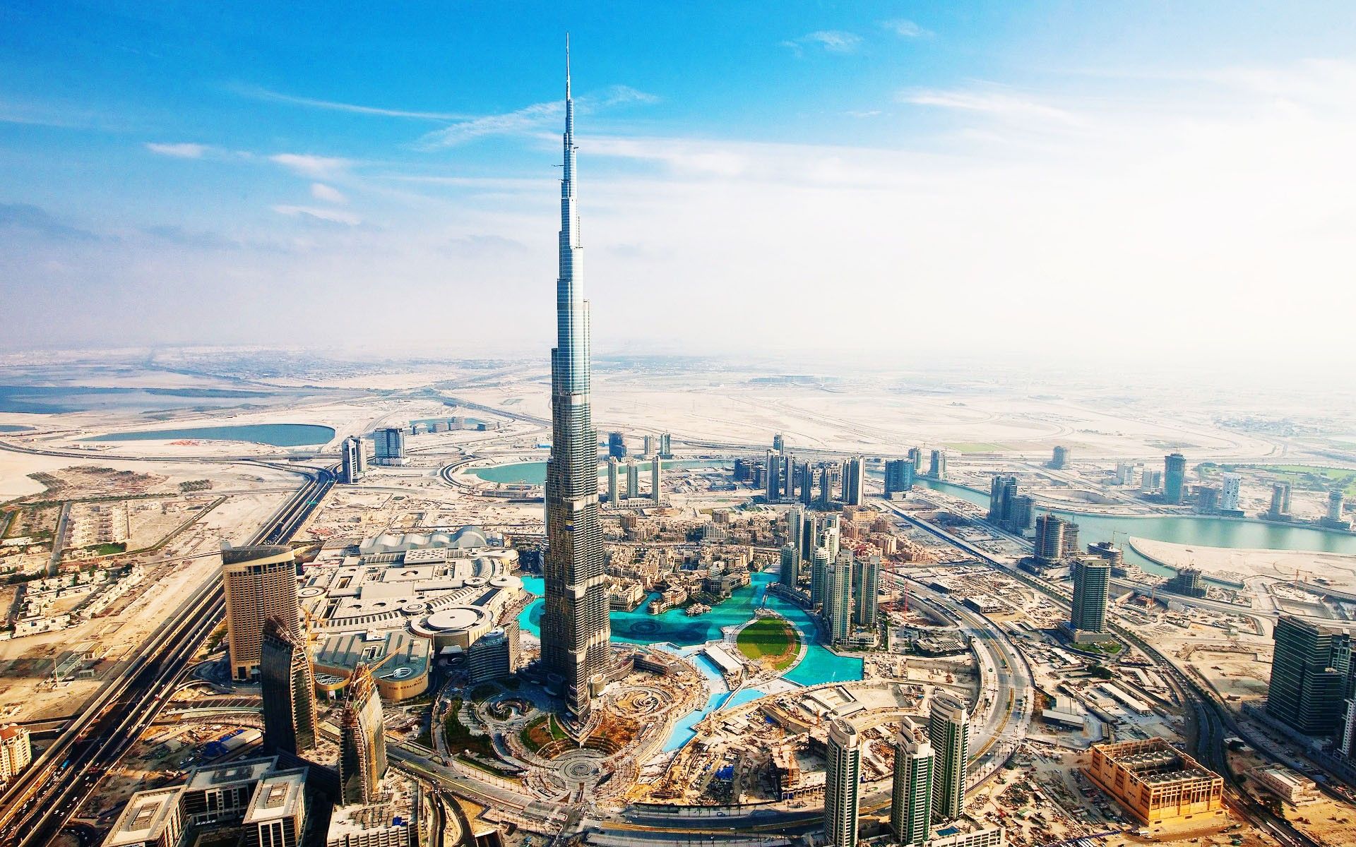 Skyline Dubai con Burj Khalifa, 1920x1200 Full HD+, iMac