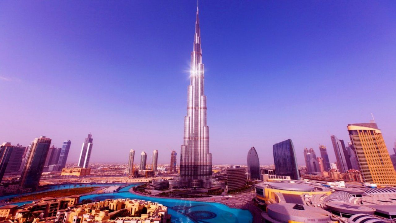 Burj Khalifa Dubai skyline, 1280x720 720p, iMac