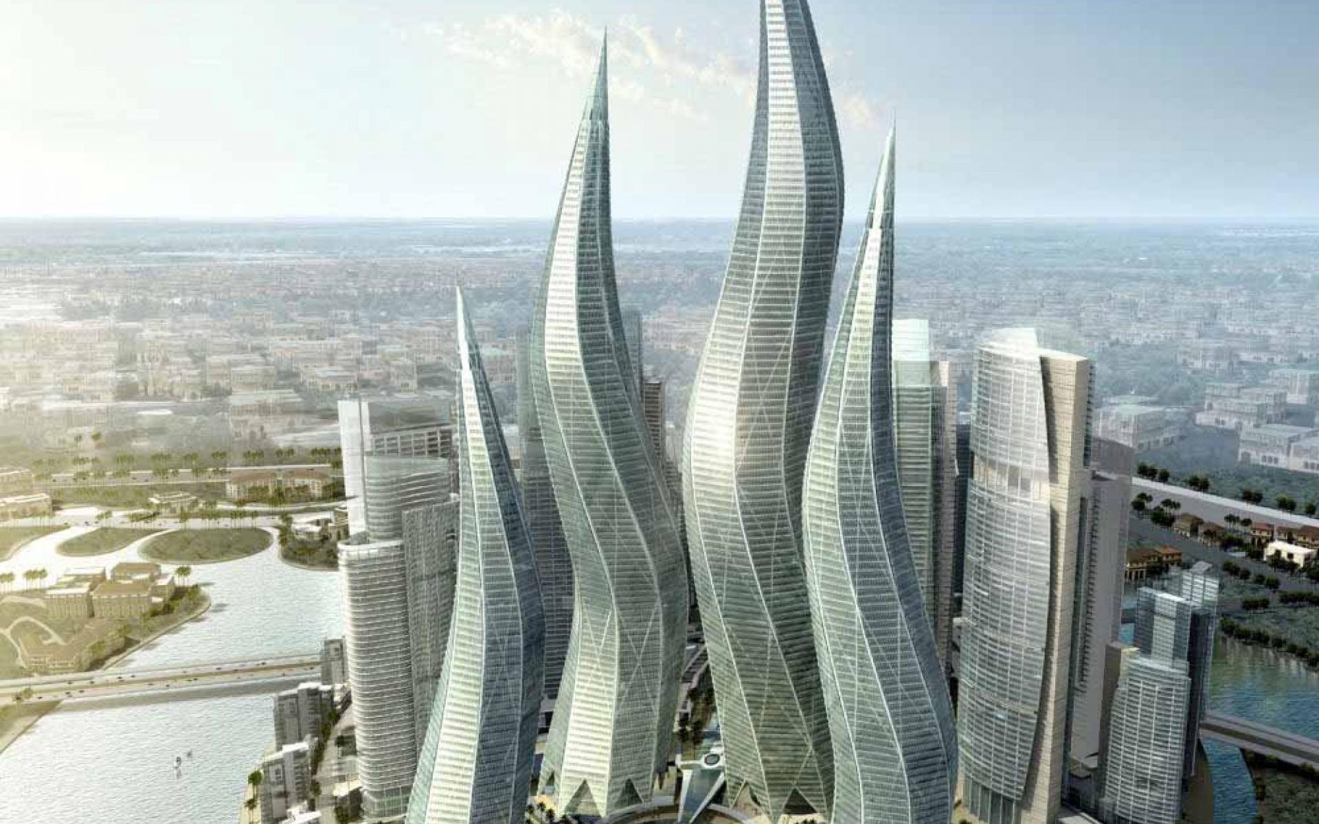 Grattacieli futuristici Dubai, 1920x1200 Full HD+ WUXGA, Laptop