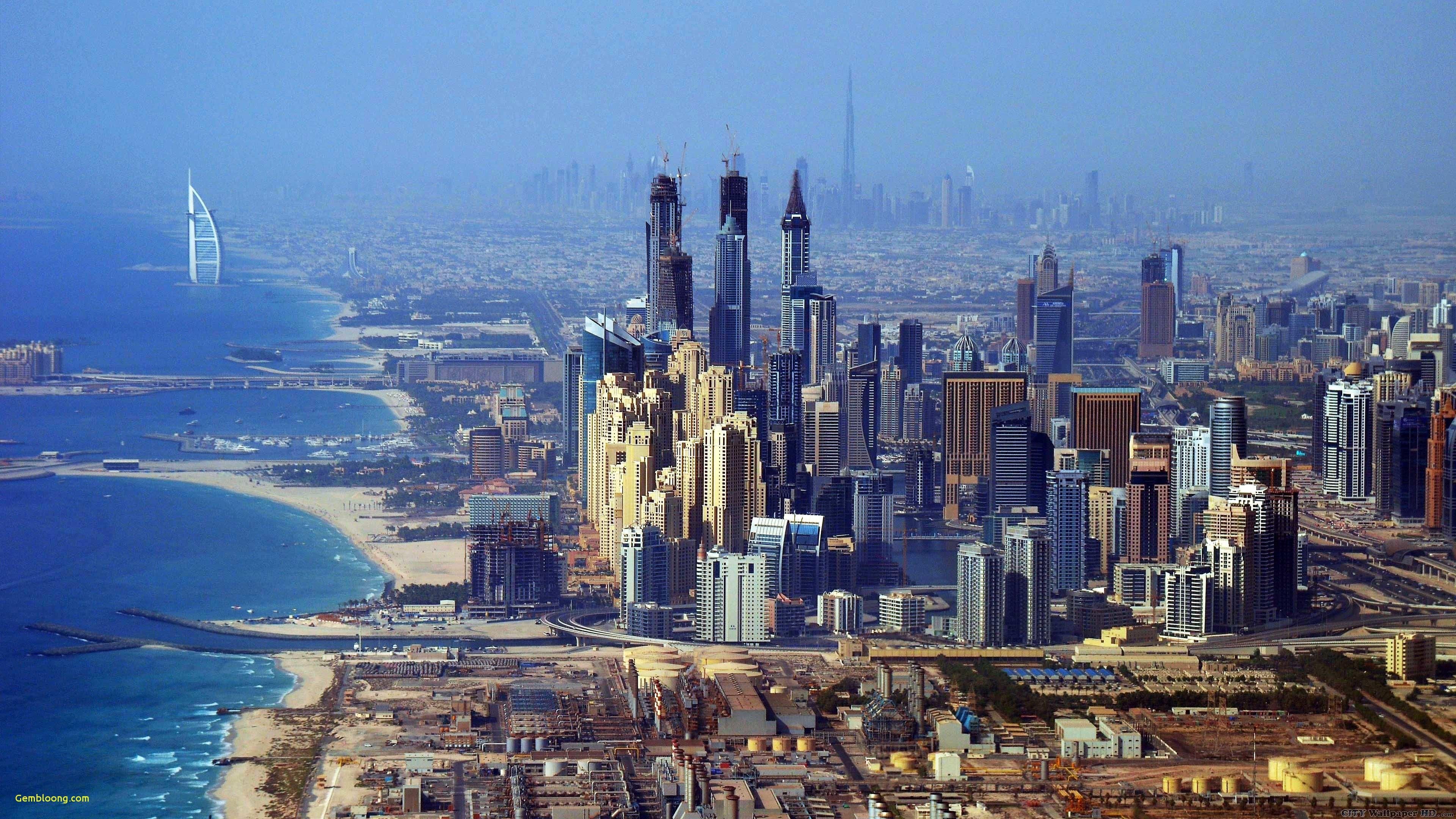 Skyline di Dubai aereo, 3840x2160 4K Ultra HD, Monitor 4K