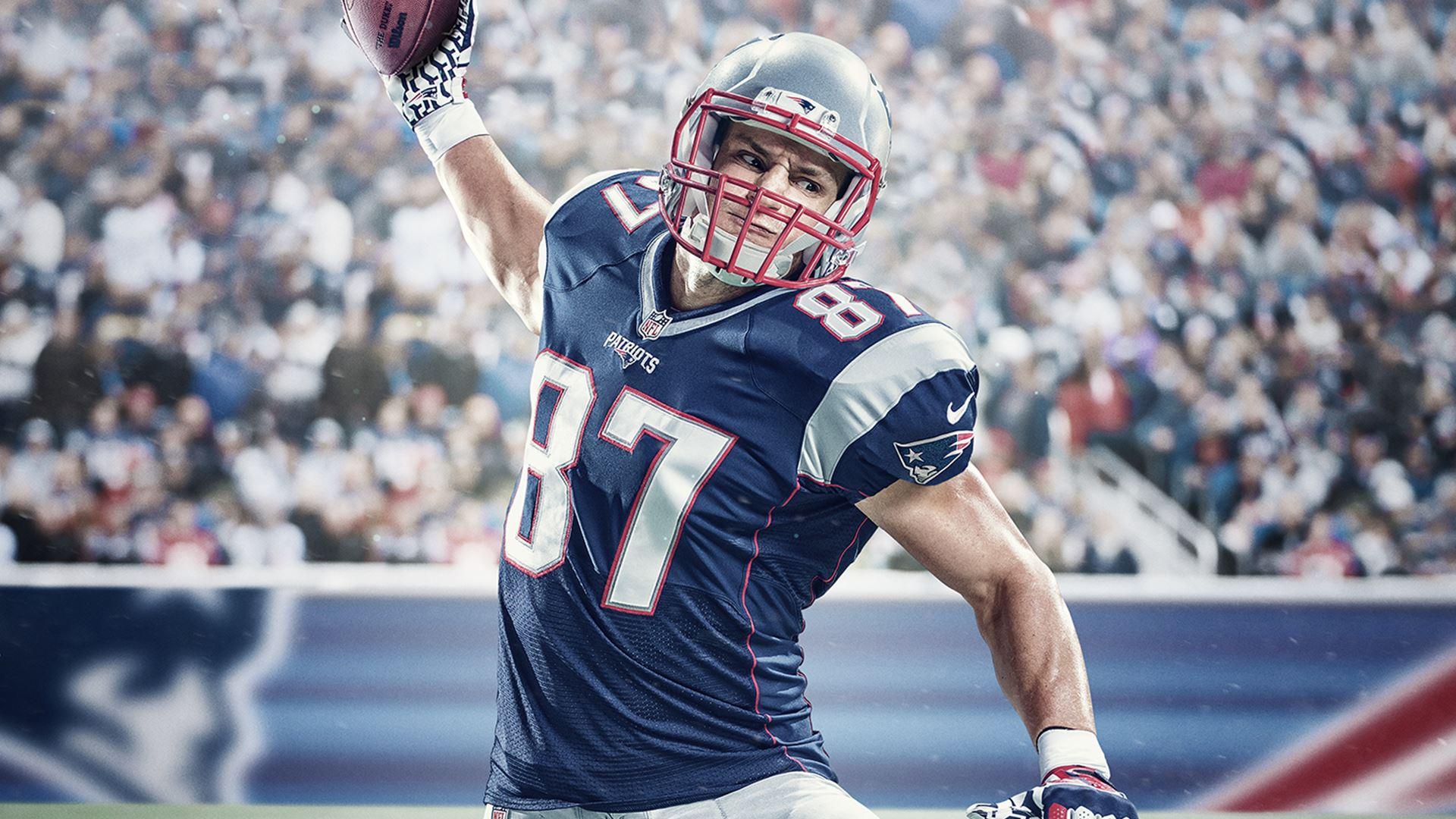 Giocatore football Patriots numero 87, 1920x1080 Full HD, PC Desktop