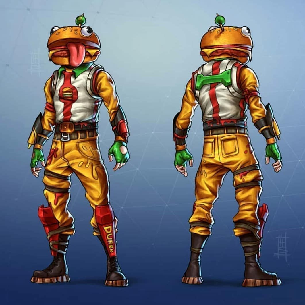 Durr Burger Fortnite skin personaggio, battle royale, 1062x1062 HD, Desktop