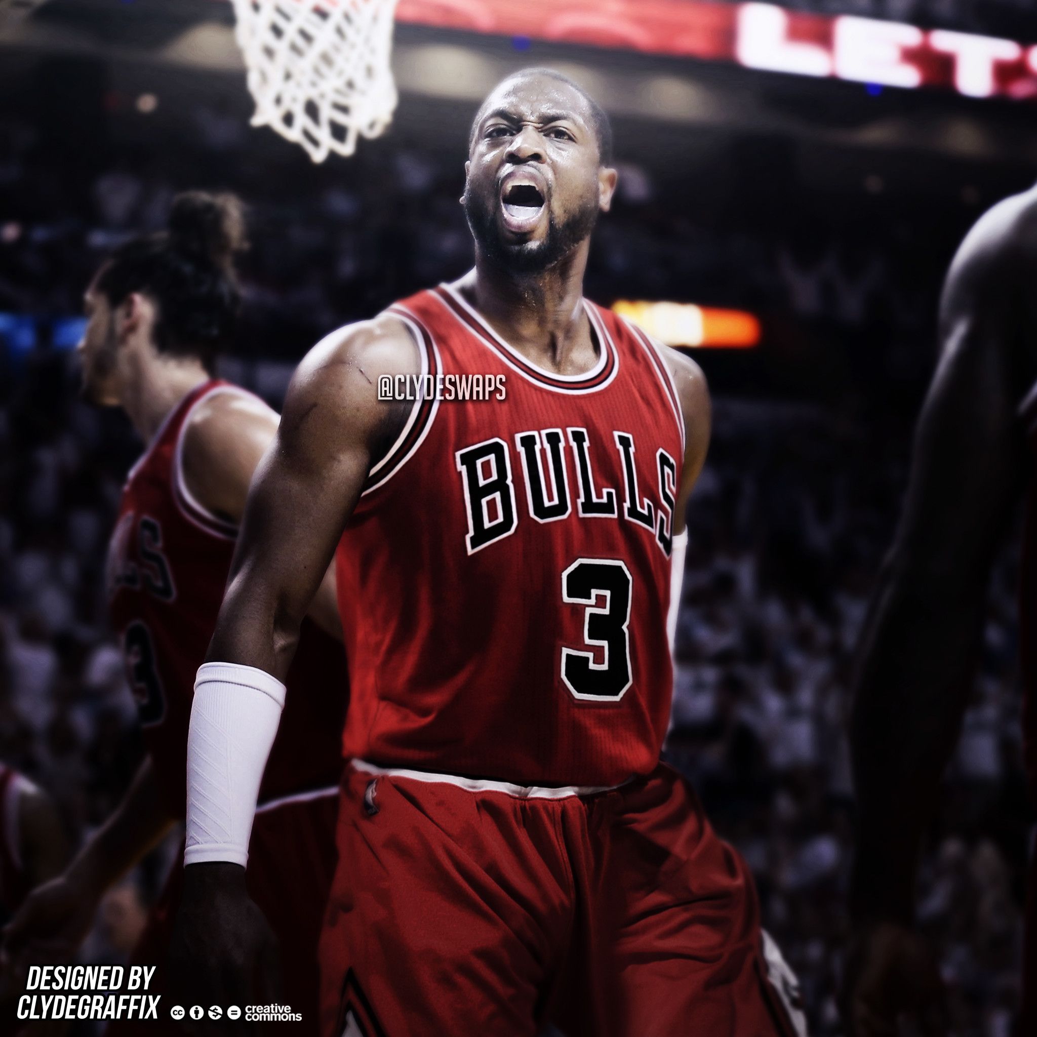 Dwyane Wade maglia Bulls numero 3, 2560x1600 WQXGA, MacBook Pro