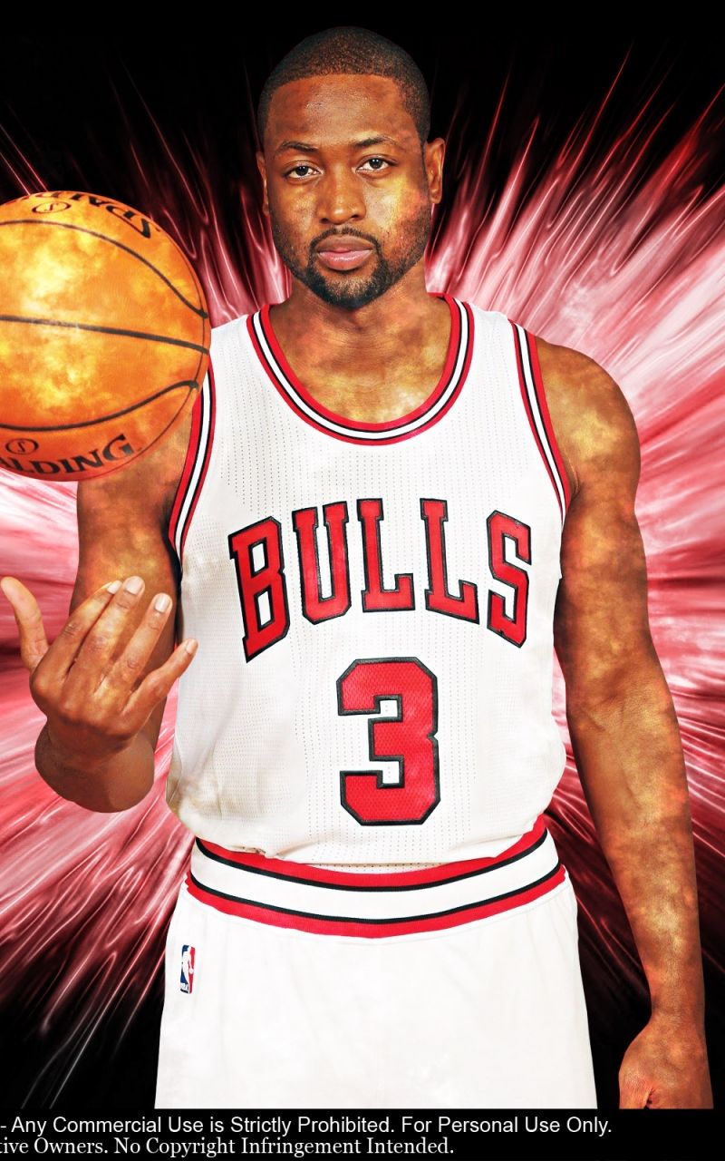Dwyane Wade maglia Chicago Bulls, 938x960 Verticale, Telefono