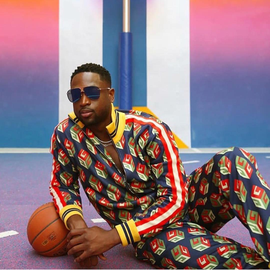 Dwyane Wade con pallone basket, NBA, 1080x1080 HD, PC