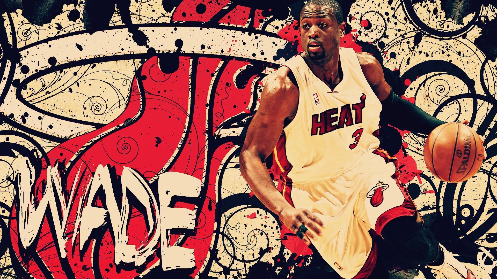 Dwyane Wade schiacciata Miami Heat, 1200x800 HD, HP Laptop