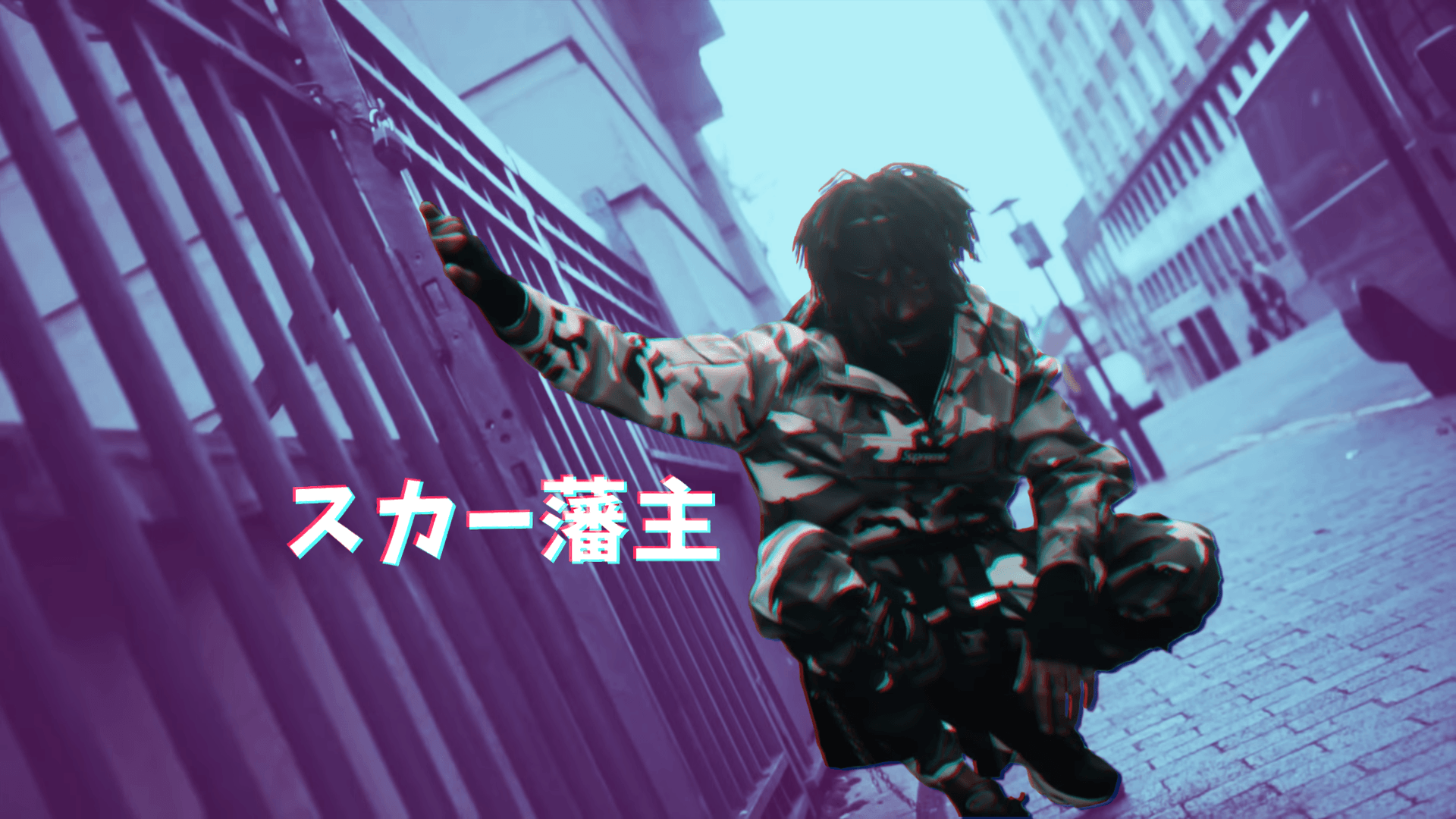 Scarlxrd accovacciato in vicolo, 1920x1080 Full HD 1080p, PC