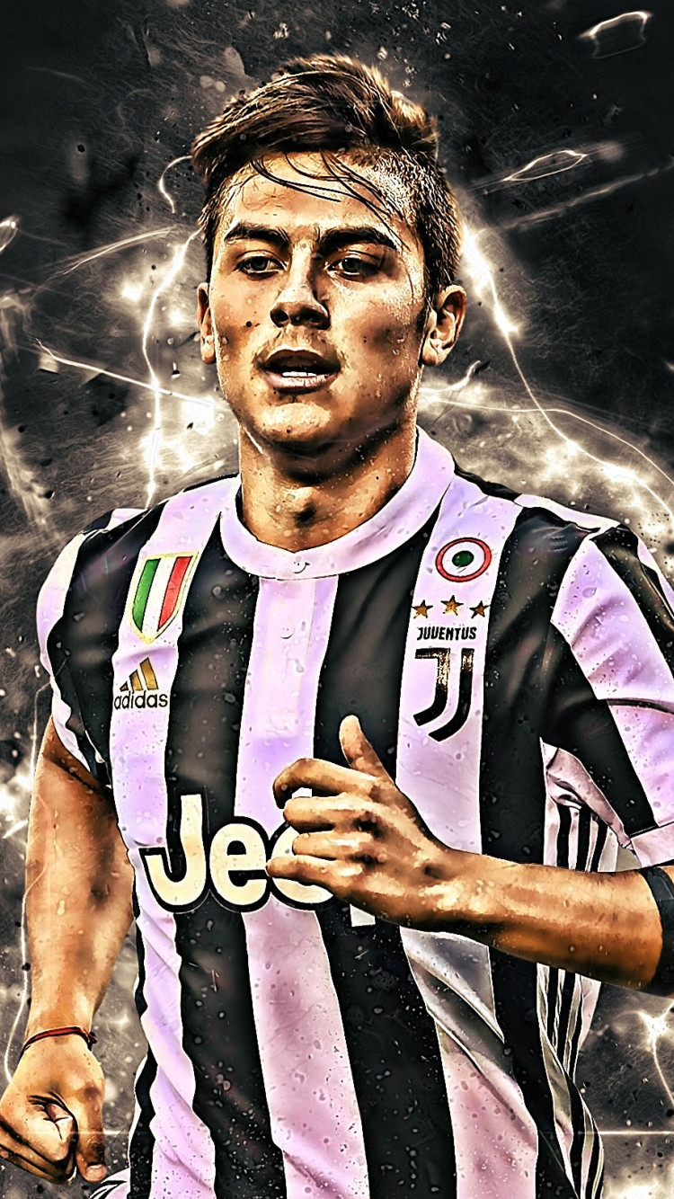 Paulo Dybala Juventus calciatore, 750x1334 Verticale, iPhone