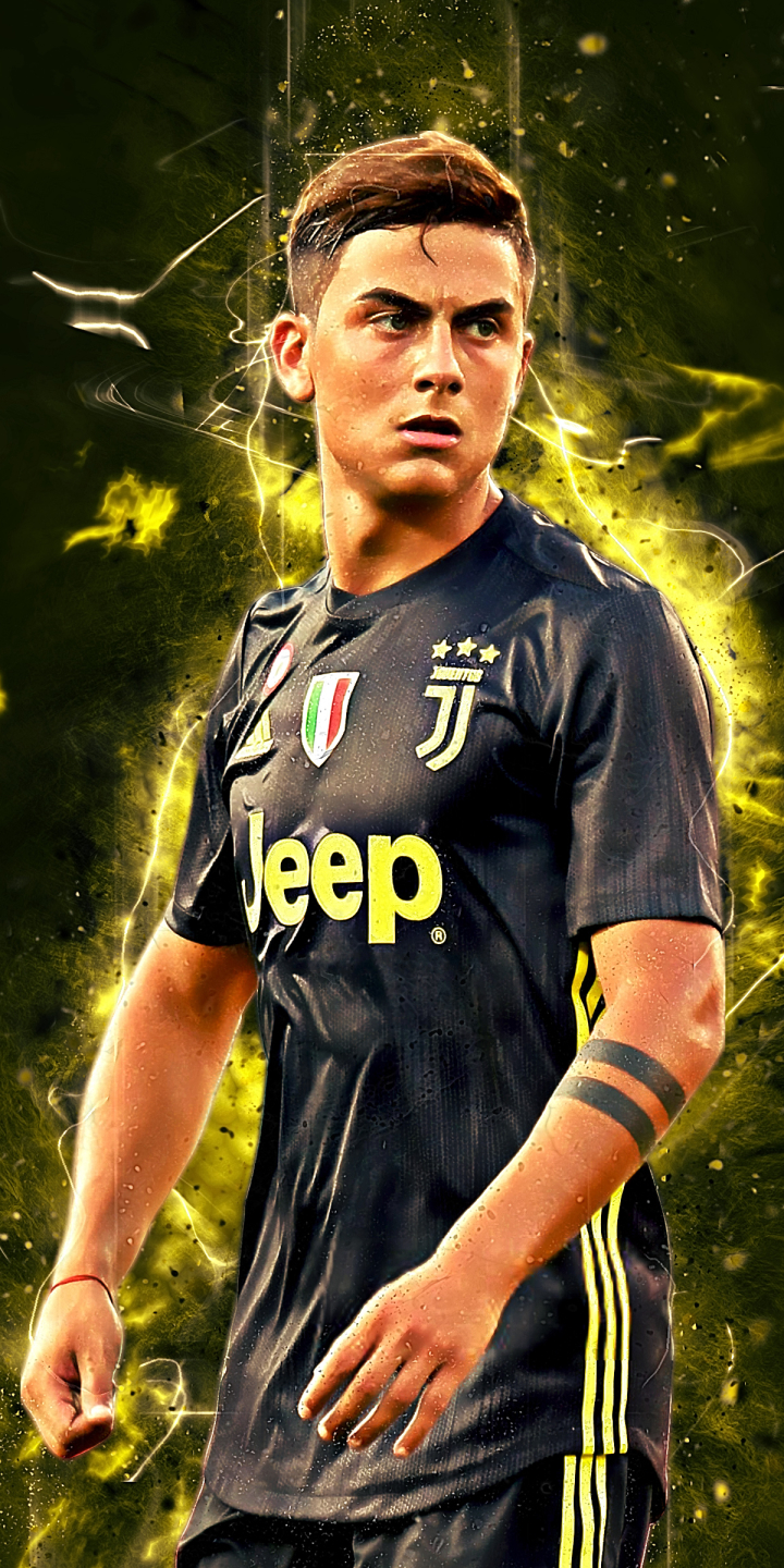 Calciatore Juventus maglia nera, 720x1440 Full HD Verticale, iPhone