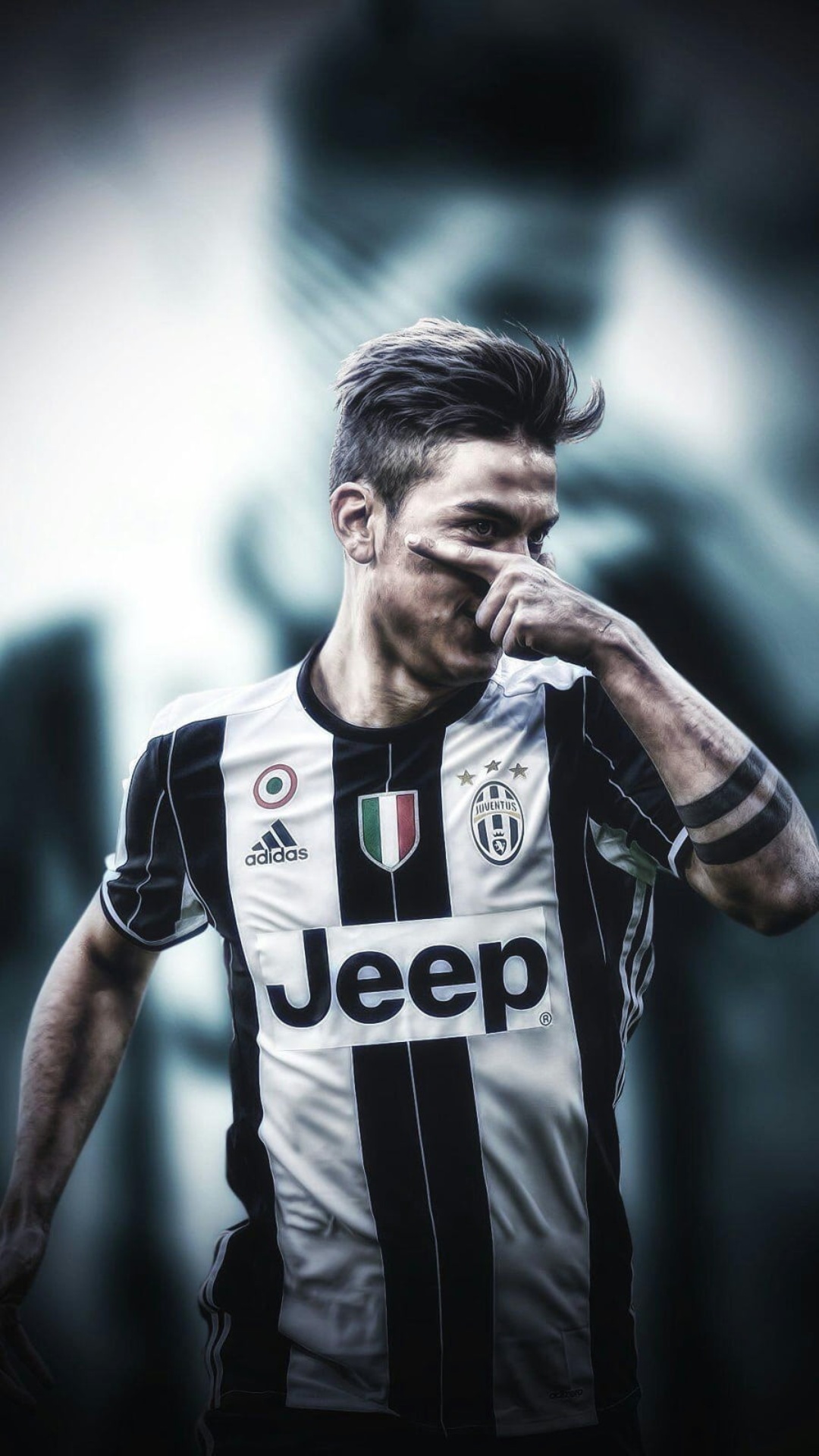 Calciatore Juventus maglia Jeep, 1080x1920 Verticale, Mobile