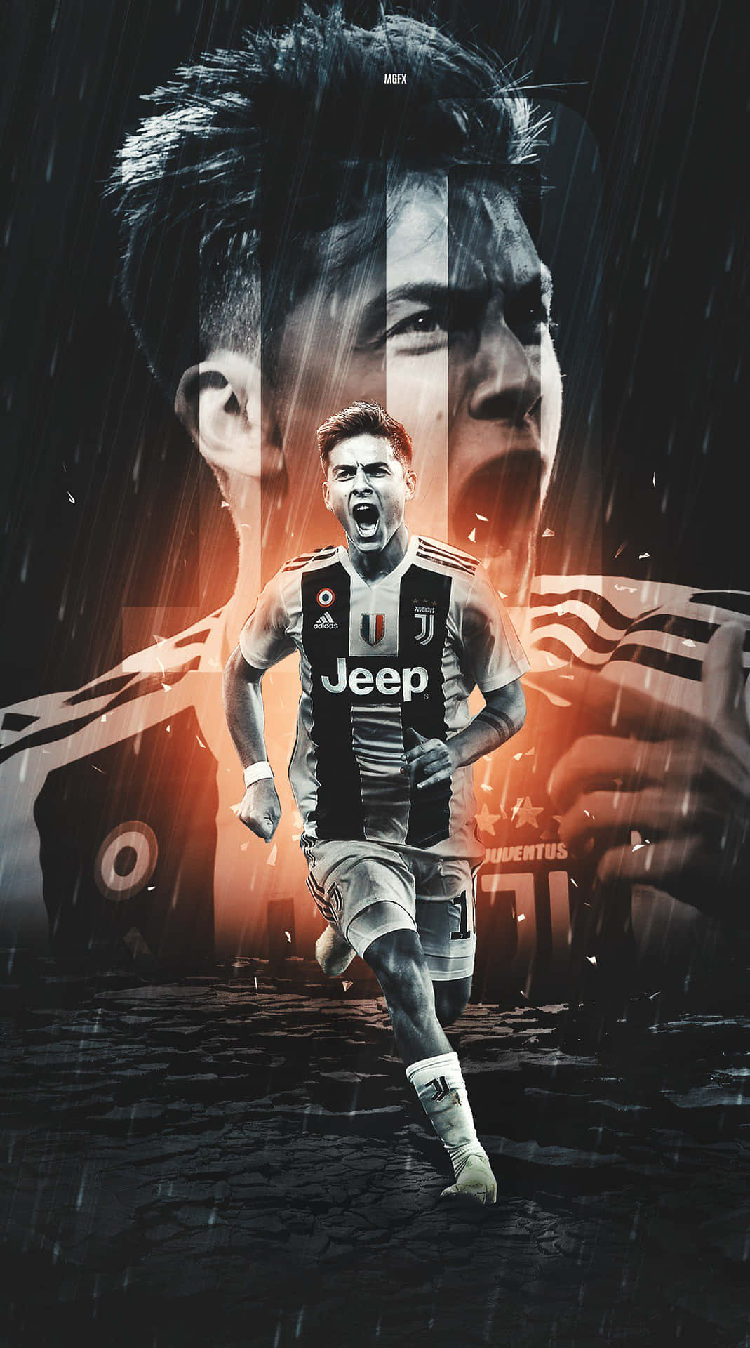 Paulo Dybala Juventus calcio, Serie A, 1069x1920 Verticale, Mobile
