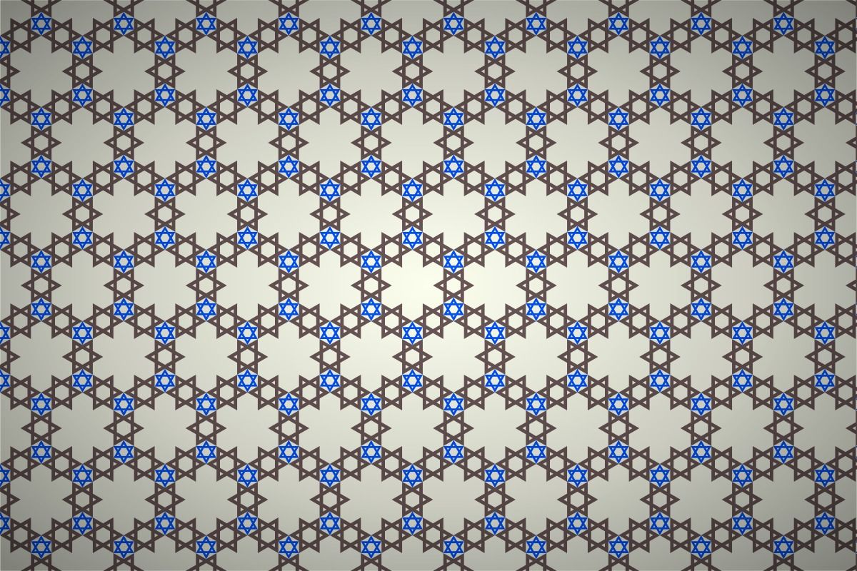 Pattern stelle di David blu, 1200x800 HD, Desktop