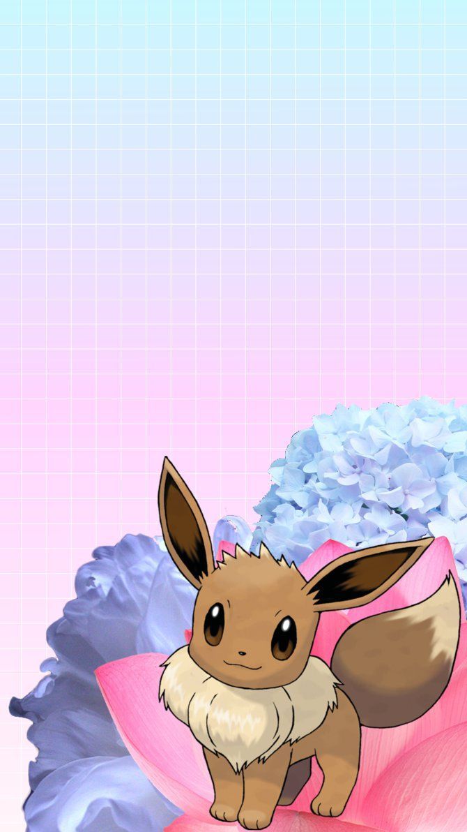 Eevee Pokémon carino, 670x1192 Full HD Verticale, Smartphone
