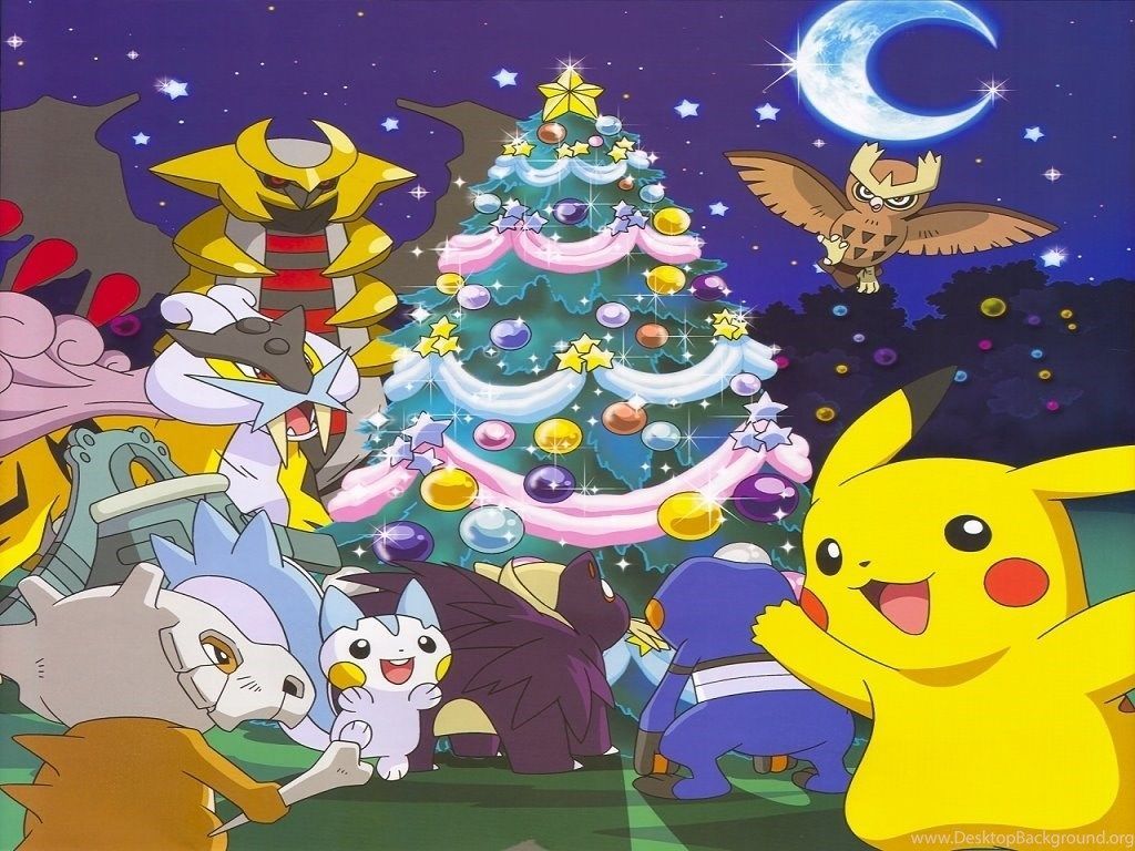 Eevee e evoluzioni sulla luna, Eeveelution, 1024x768 HD, Desktop