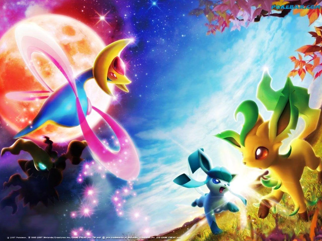 Eeveelutions Pokemon Cresselia notturna, 1280x960 720p, Laptop