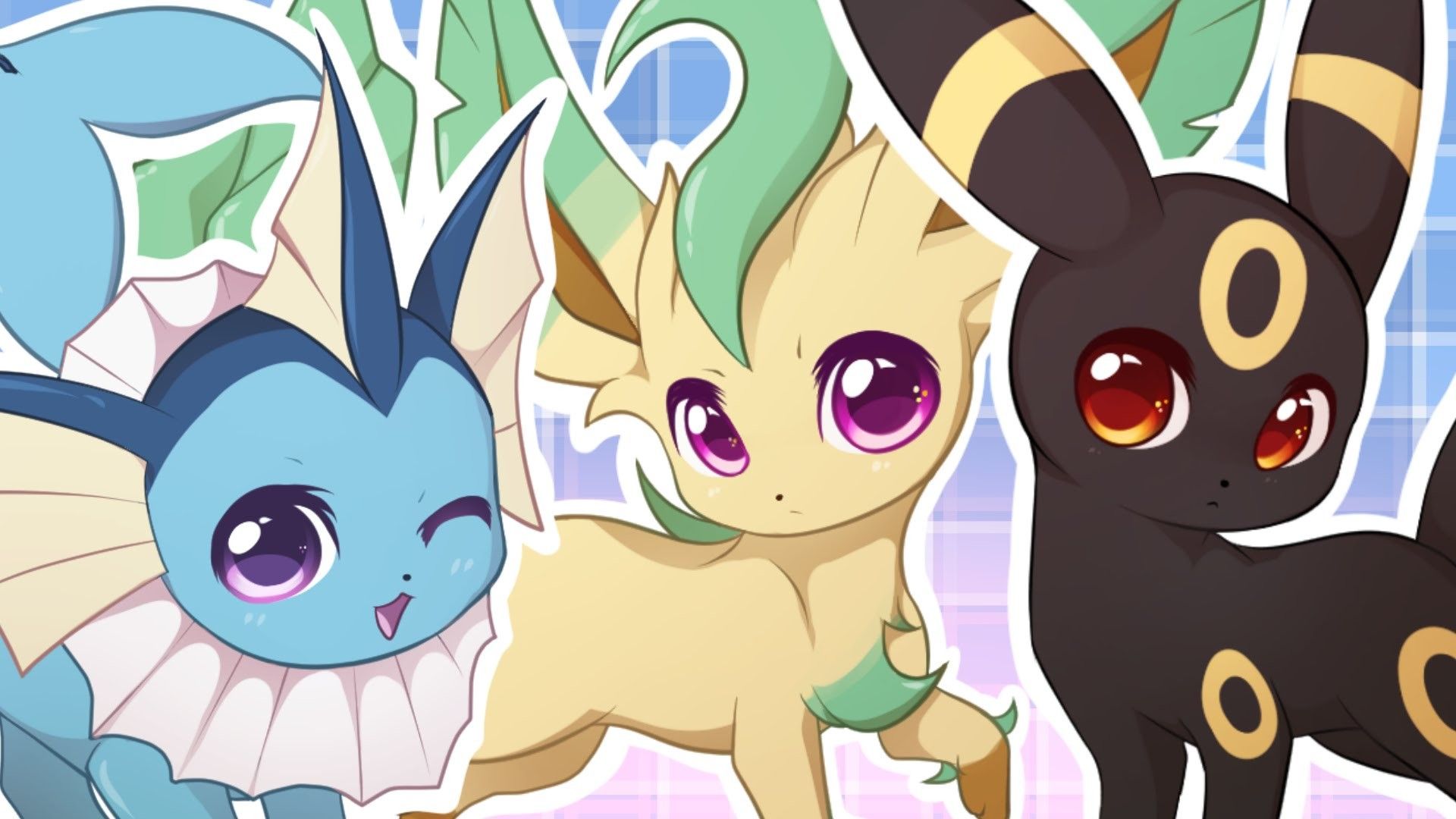 Eeveelutions Pokémon minimalista, 1920x1080 Full HD 1080p, Desktop