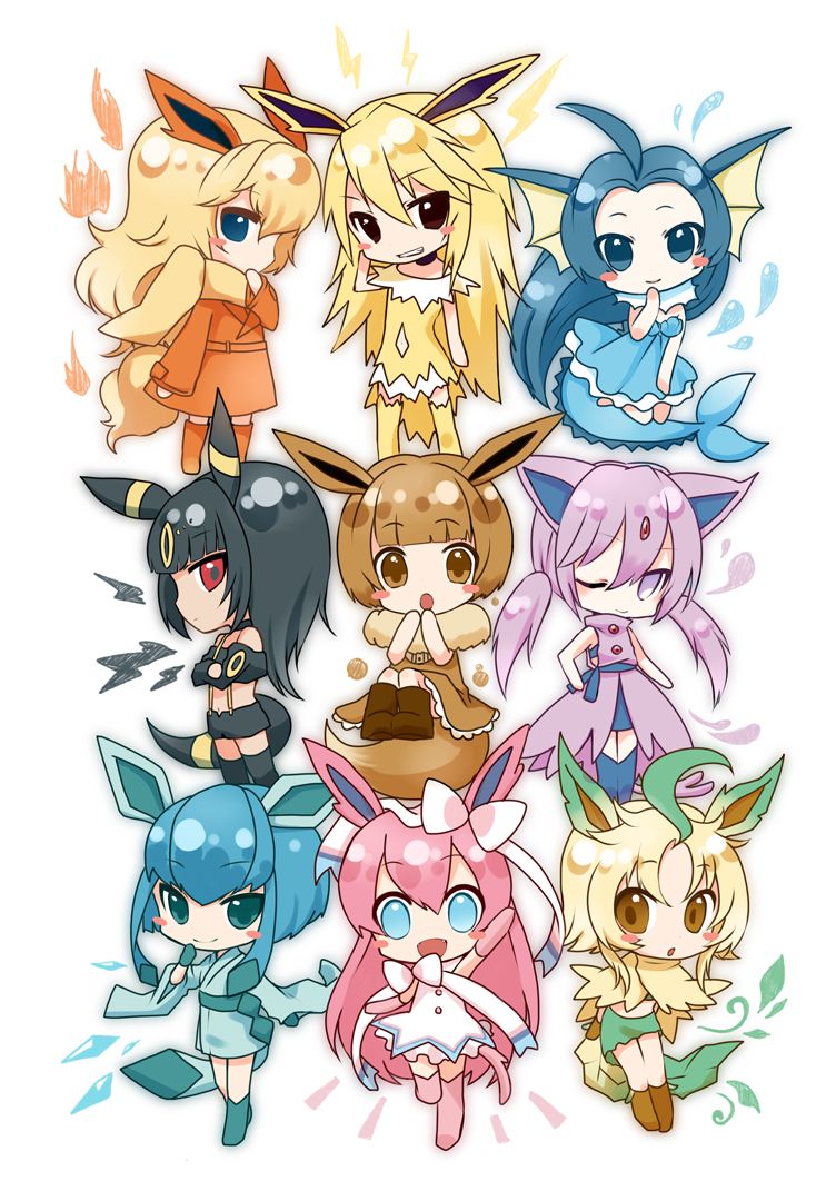 Eeveelutions Pokemon gruppo, 1920x1080 1080p, PC Desktop