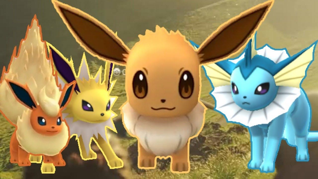 Eevee ed evoluzioni Pokemon, 1063x752 HD, Desktop