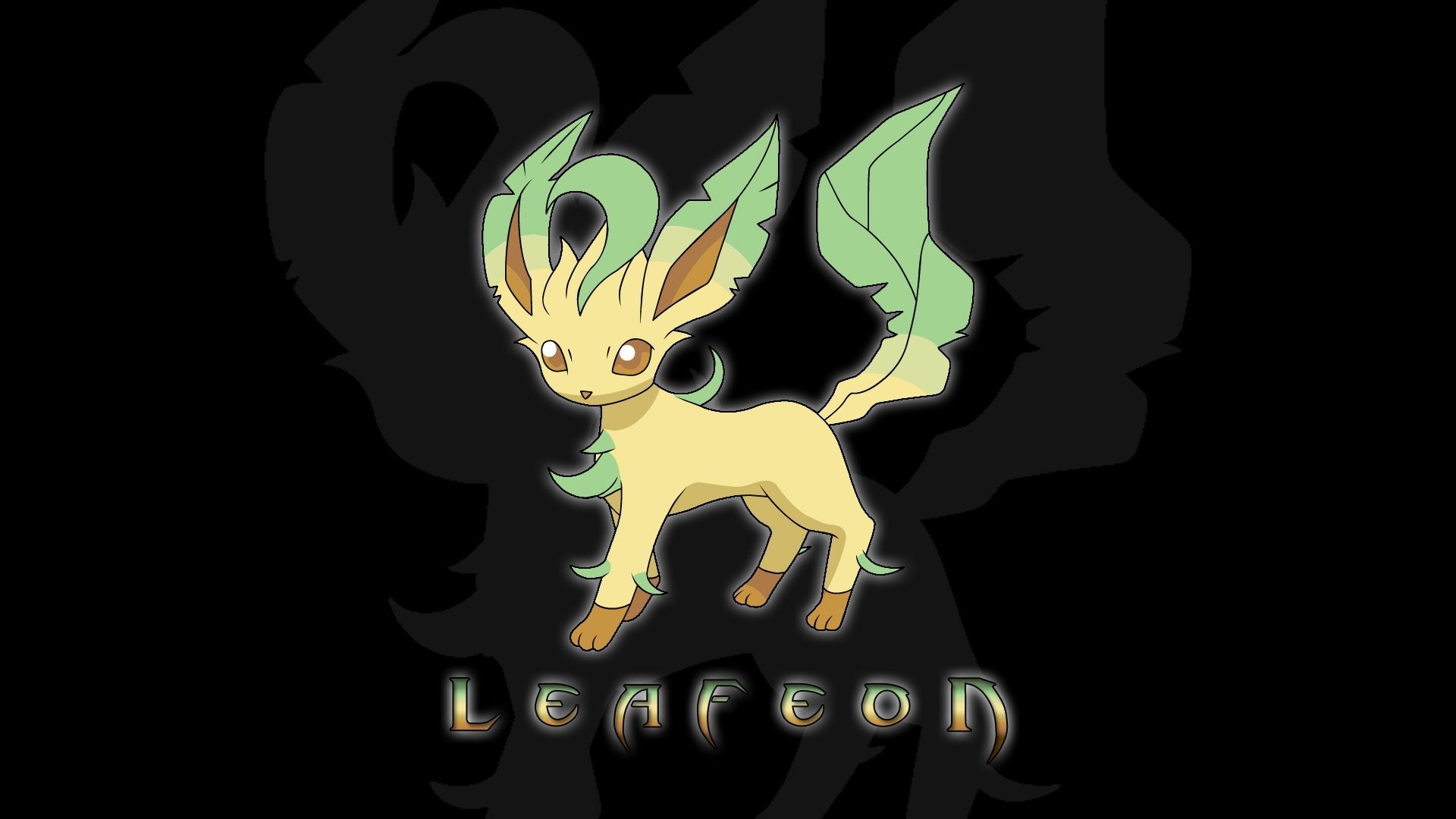 Eevee evoluzioni Pokemon silhouette, 1920x1080 1080p, PC