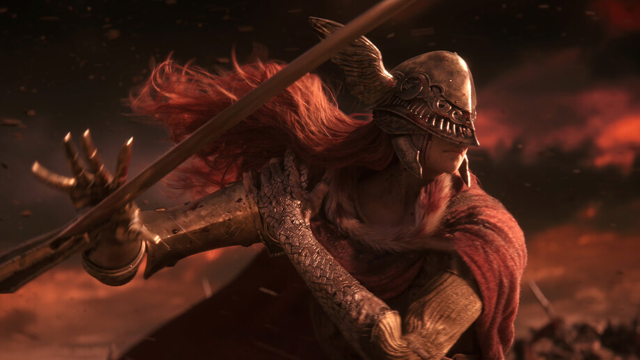 Malenia Elden Ring guerriera, 919x517 HD, Desktop
