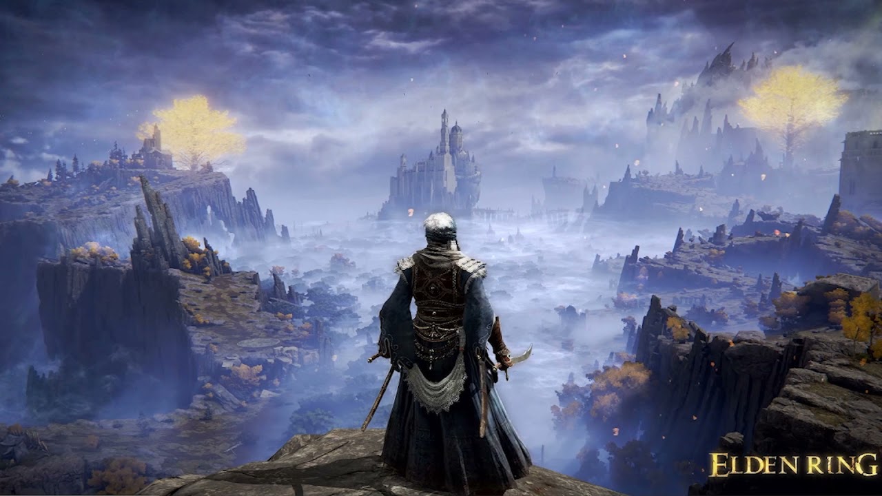Elden Ring guerriero paesaggio nebbioso, 1280x720 720p, PC