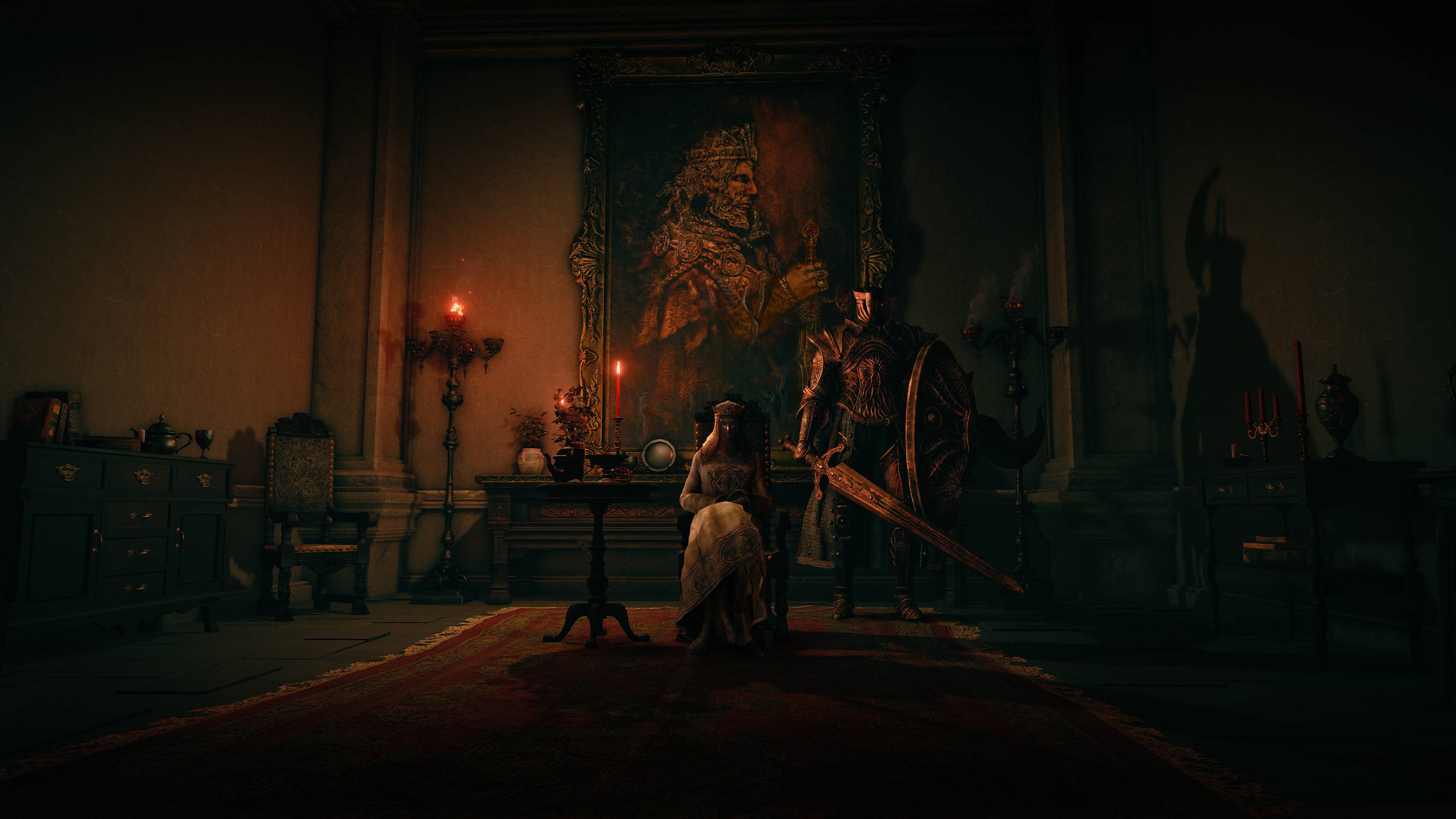 Cavaliere in stanza oscura, 3840x2160 4K Ultra HD, Monitor 4K