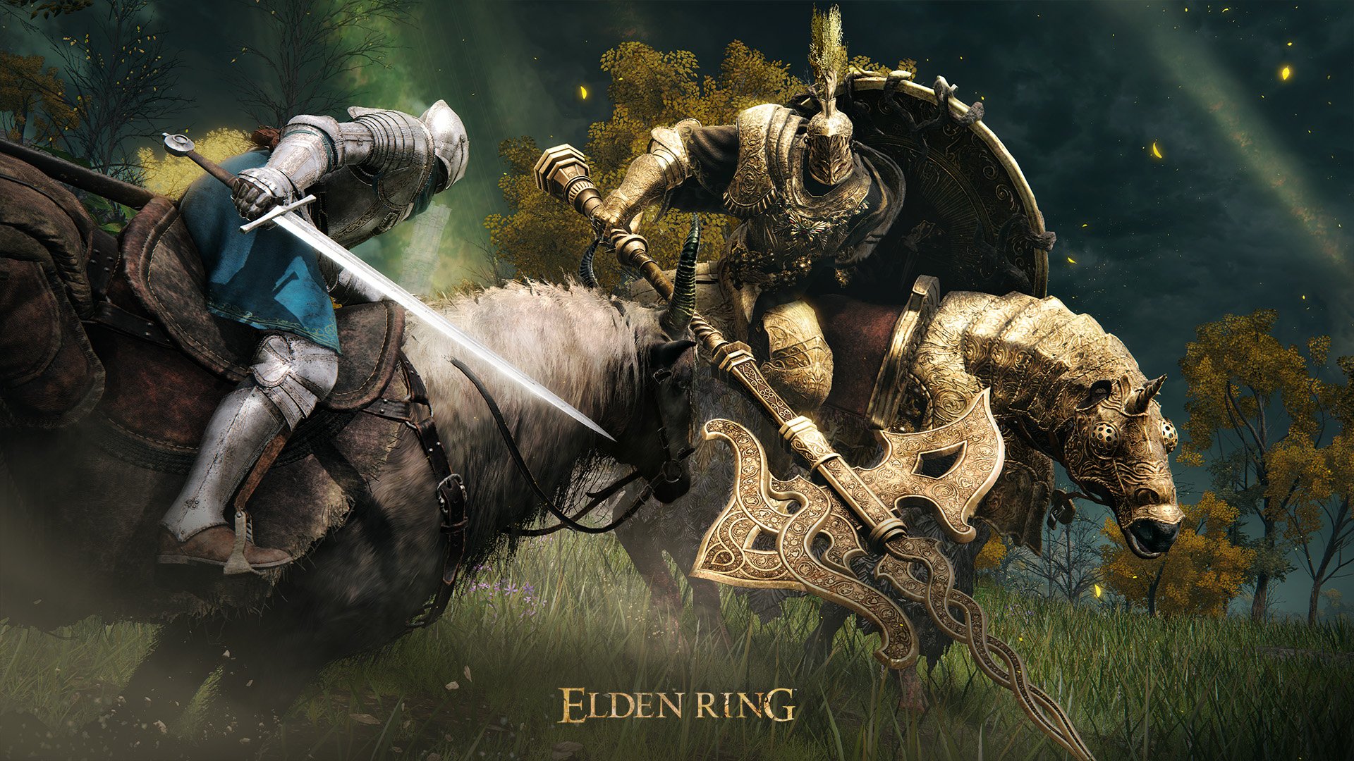 Cavalieri a cavallo Elden Ring, 1920x1080 1080p, Desktop
