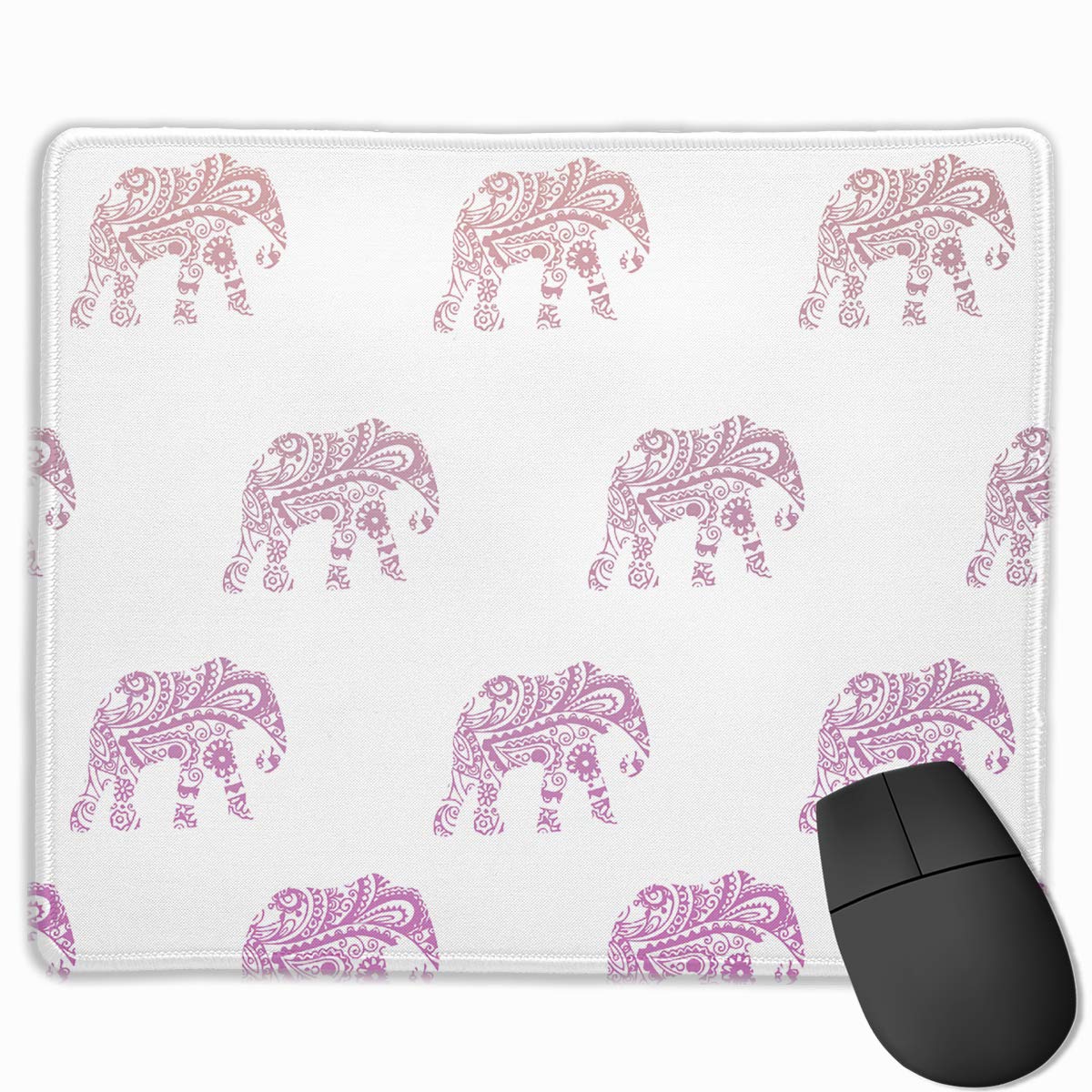 Elefanti paisley rosa pattern, 1200x1200 HD, PC
