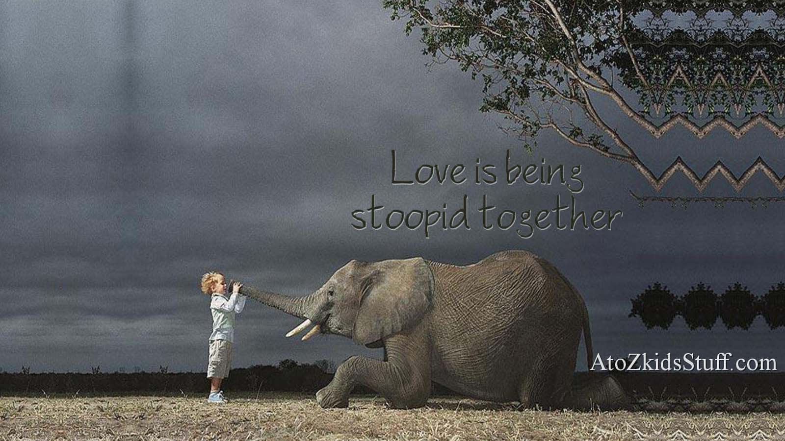Bambina con elefante nella savana, 1600x900 HD Ready, Laptop