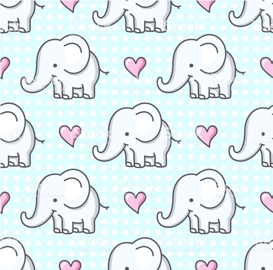 Elefanti carini pattern azzurro, 952x942 HD, Desktop