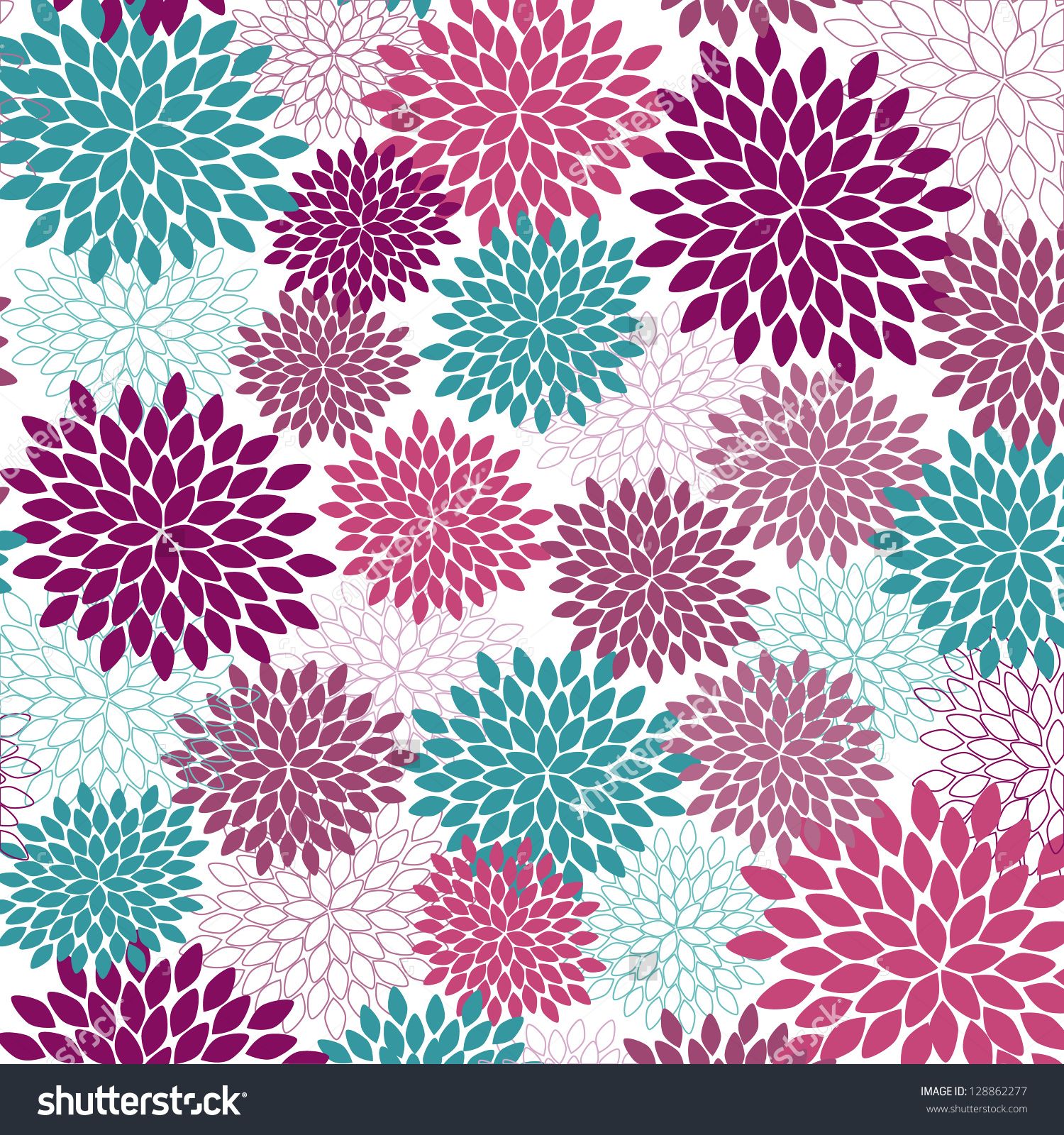 Pattern floreale arancione retrò, 1228x1029 HD, Desktop