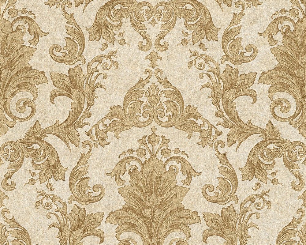 Motivo damascato dorato elegante, 1000x800 HD, Desktop