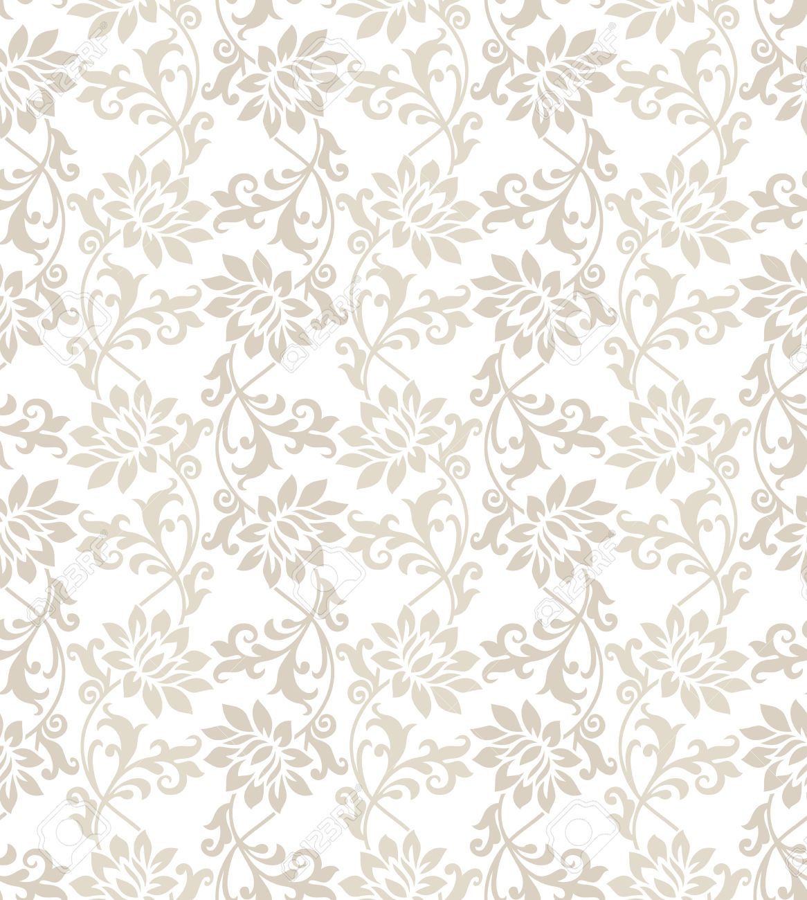 Motivo damascato floreale beige, 1166x1300 Verticale, Mobile