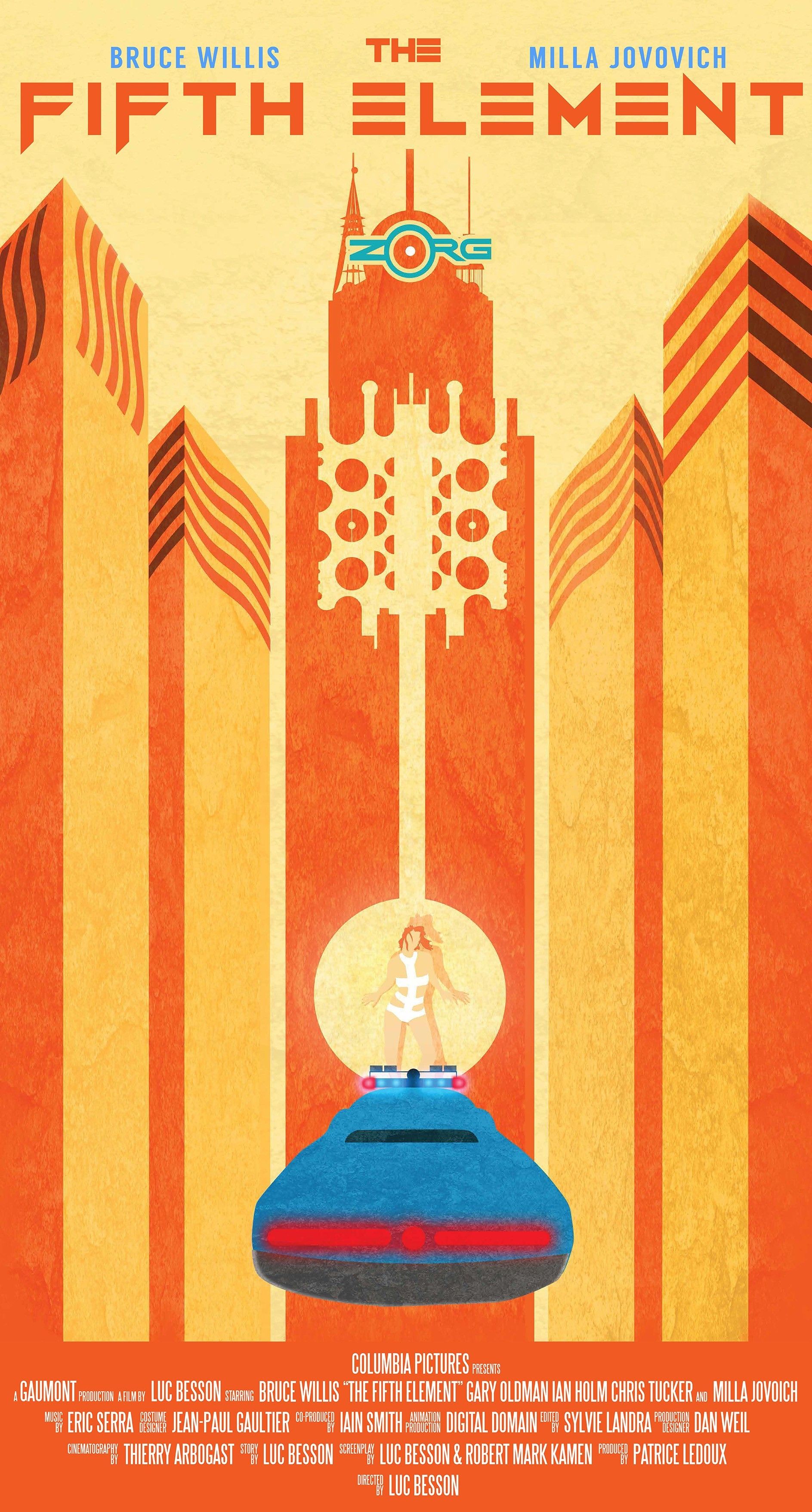 The Fifth Element poster arancione, 1887x3513 Full HD Verticale, iPhone Plus