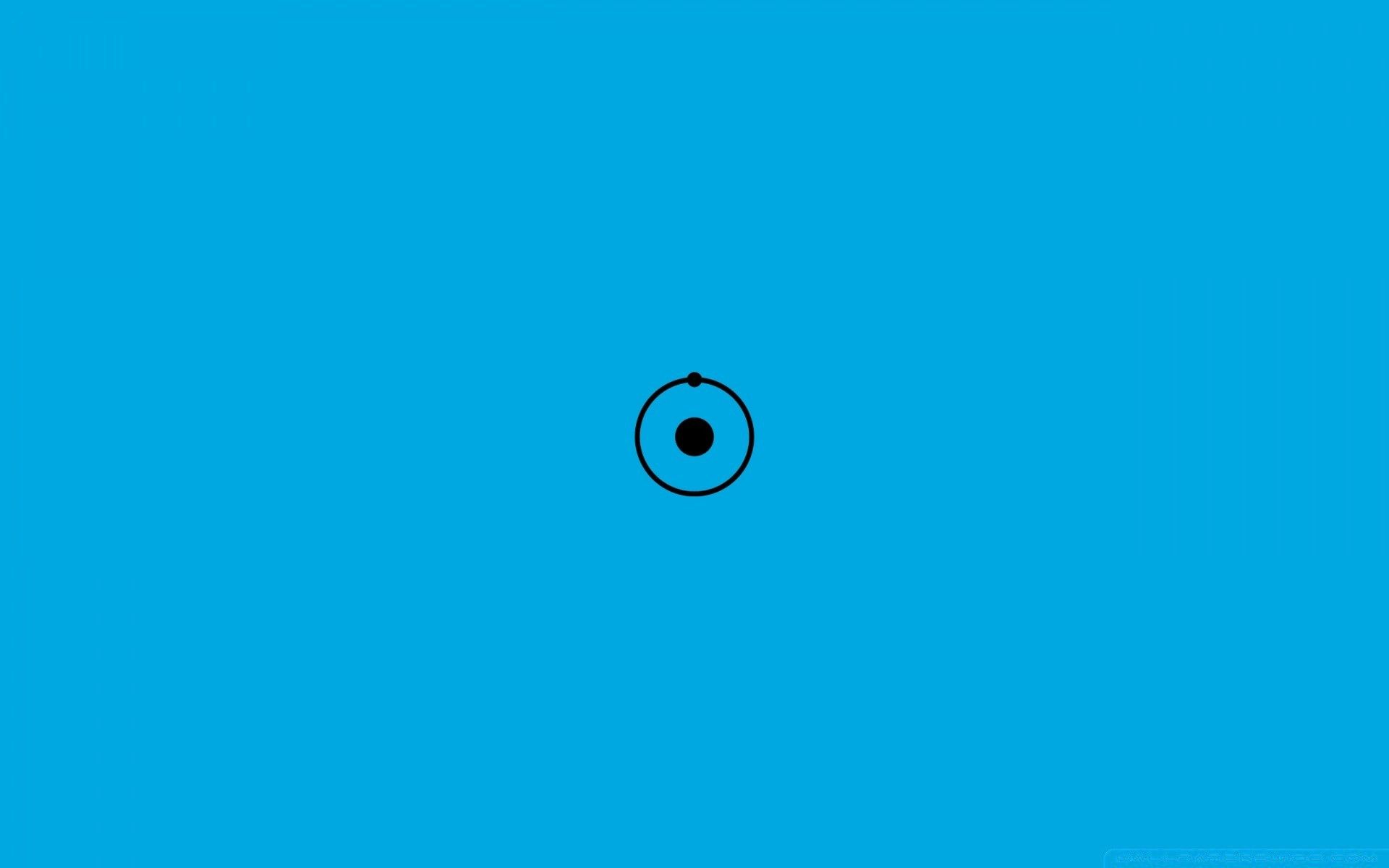 Atomo idrogeno minimalista blu, 1920x1200 WUXGA, iMac