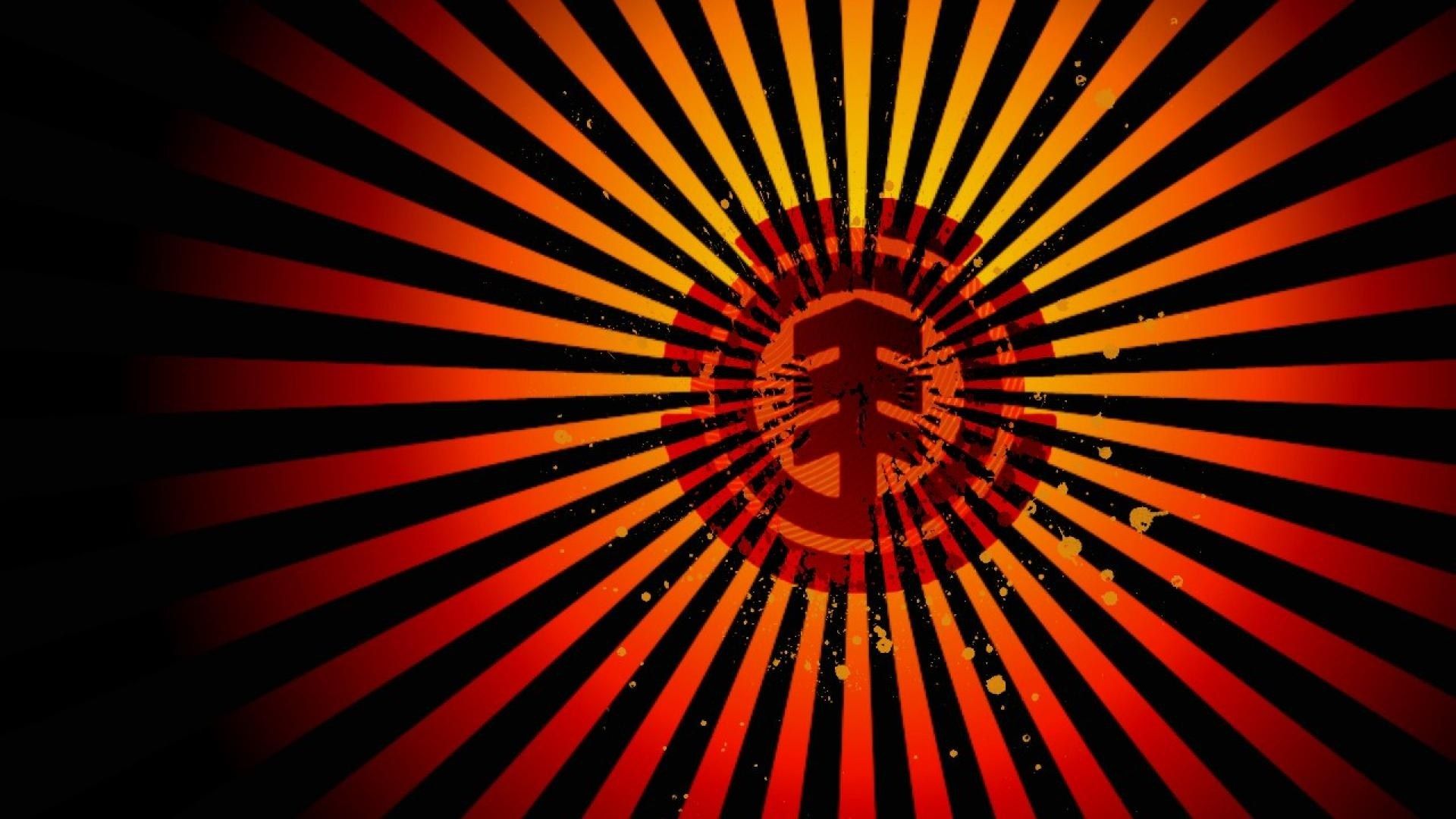 Logo Element raggi arancioni, 1920x1080 Full HD 1080p, Desktop