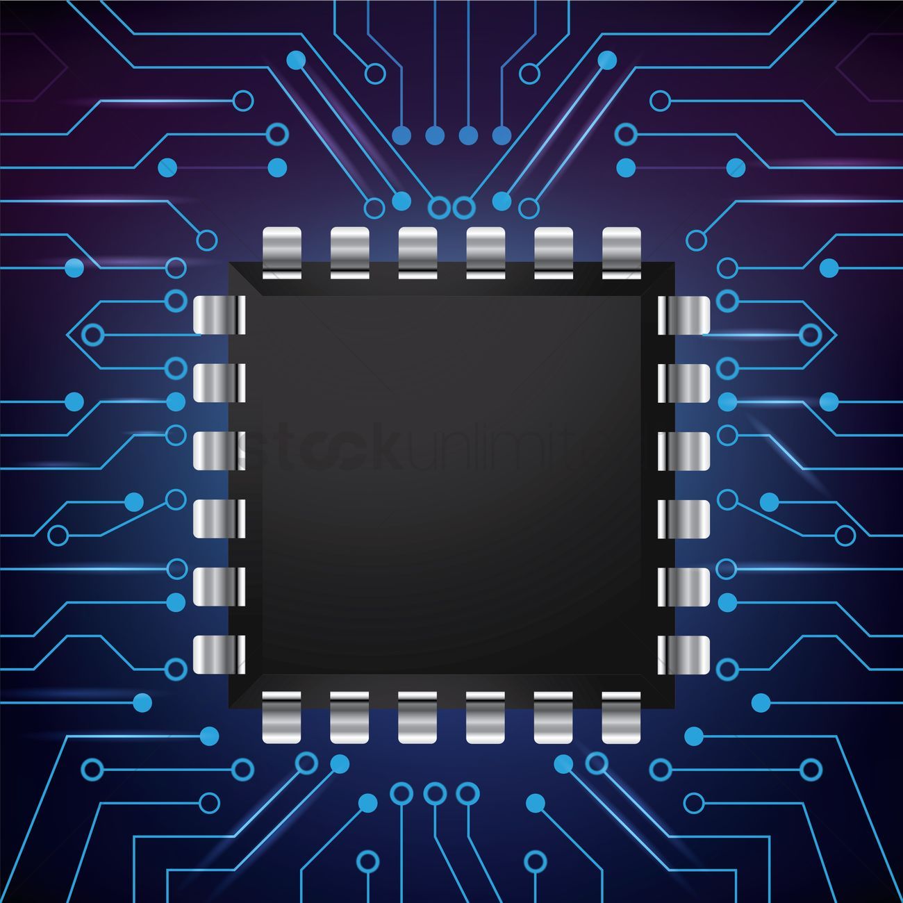 Microchip su circuito blu, 1300x1300 720p, MacBook Air