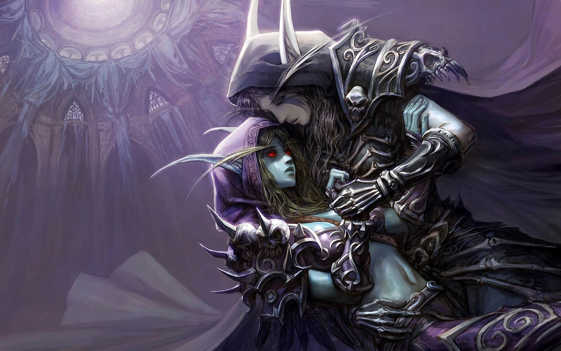 Elfo oscuro armatura, viola, 1920x1200 WUXGA, Laptop