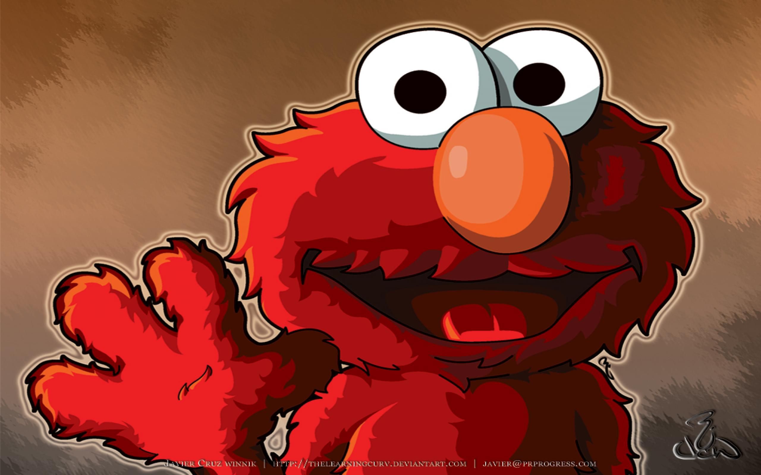 Elmo Sesame Street cartoon, 2560x1600 2K+, Desktop
