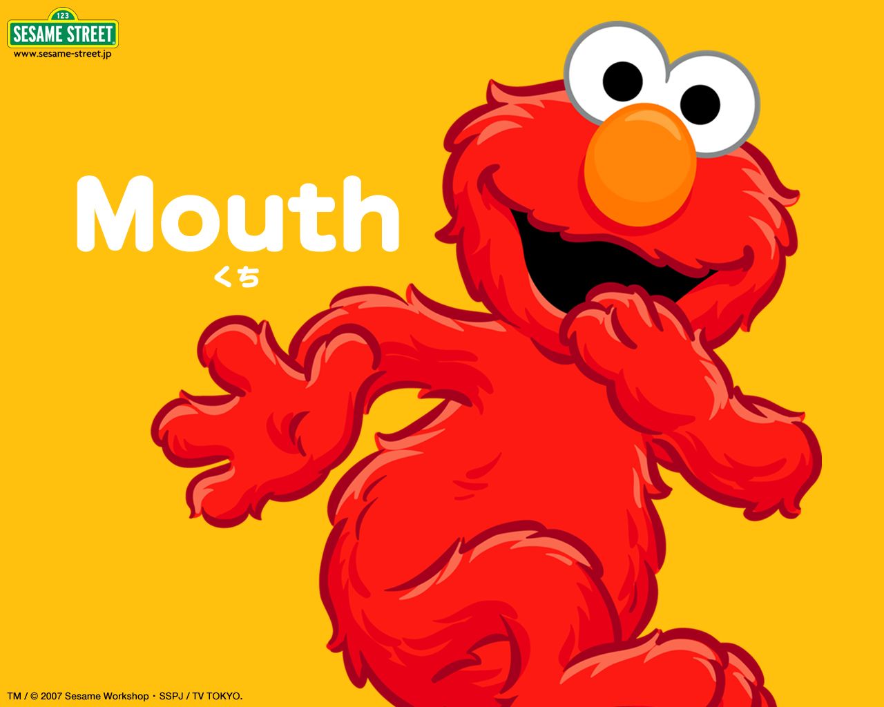 Elmo Sesame Street cartone, 1280x1024 720p, Laptop