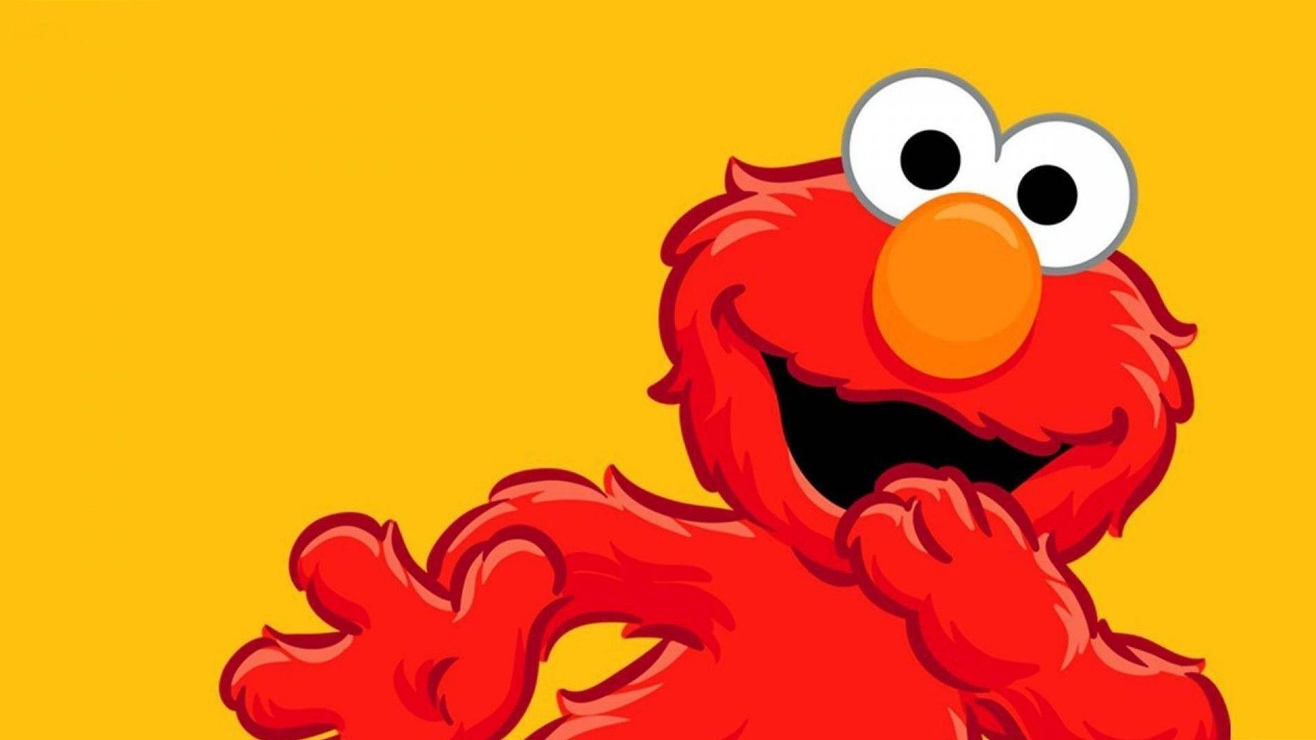 Elmo Sesamo Apriti sfondo giallo, 1920x1080 1080p, Desktop