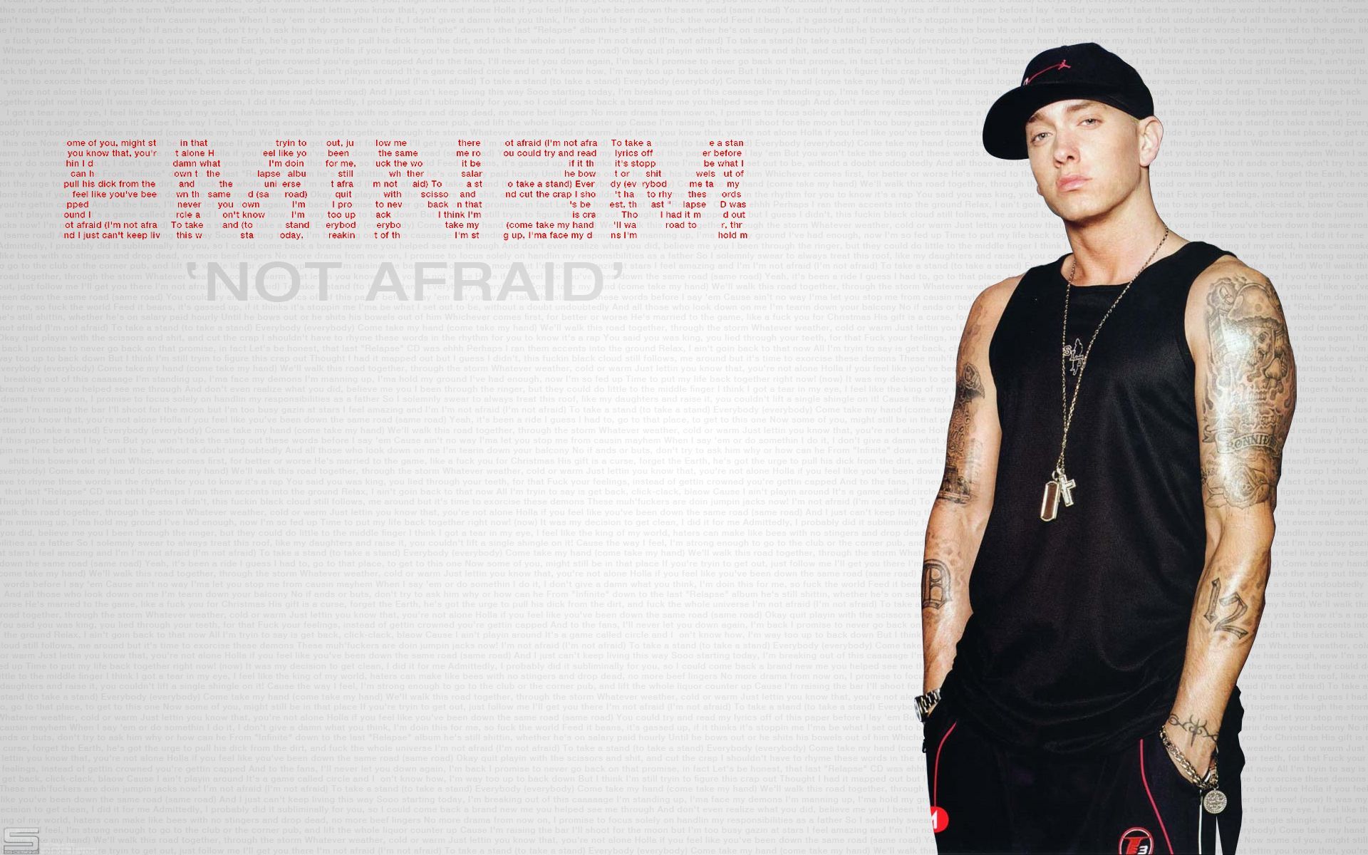 Eminem Not Afraid ritratto, 1920x1200 WUXGA, ROG Asus Laptop