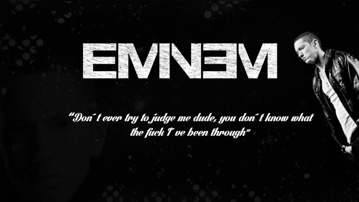 Eminem logo e citazione, 1191x670 HD, MacBook Pro